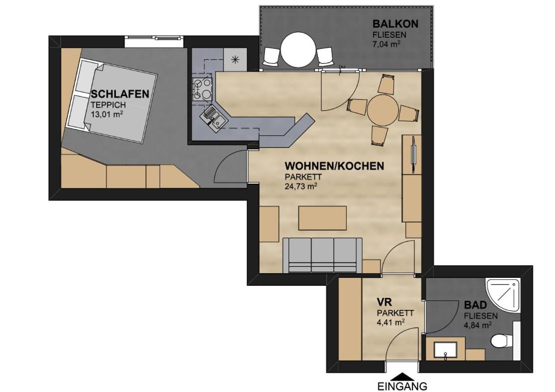 One-Bedroom Apartment with Terrace - separate building Eßreithweg photo 3