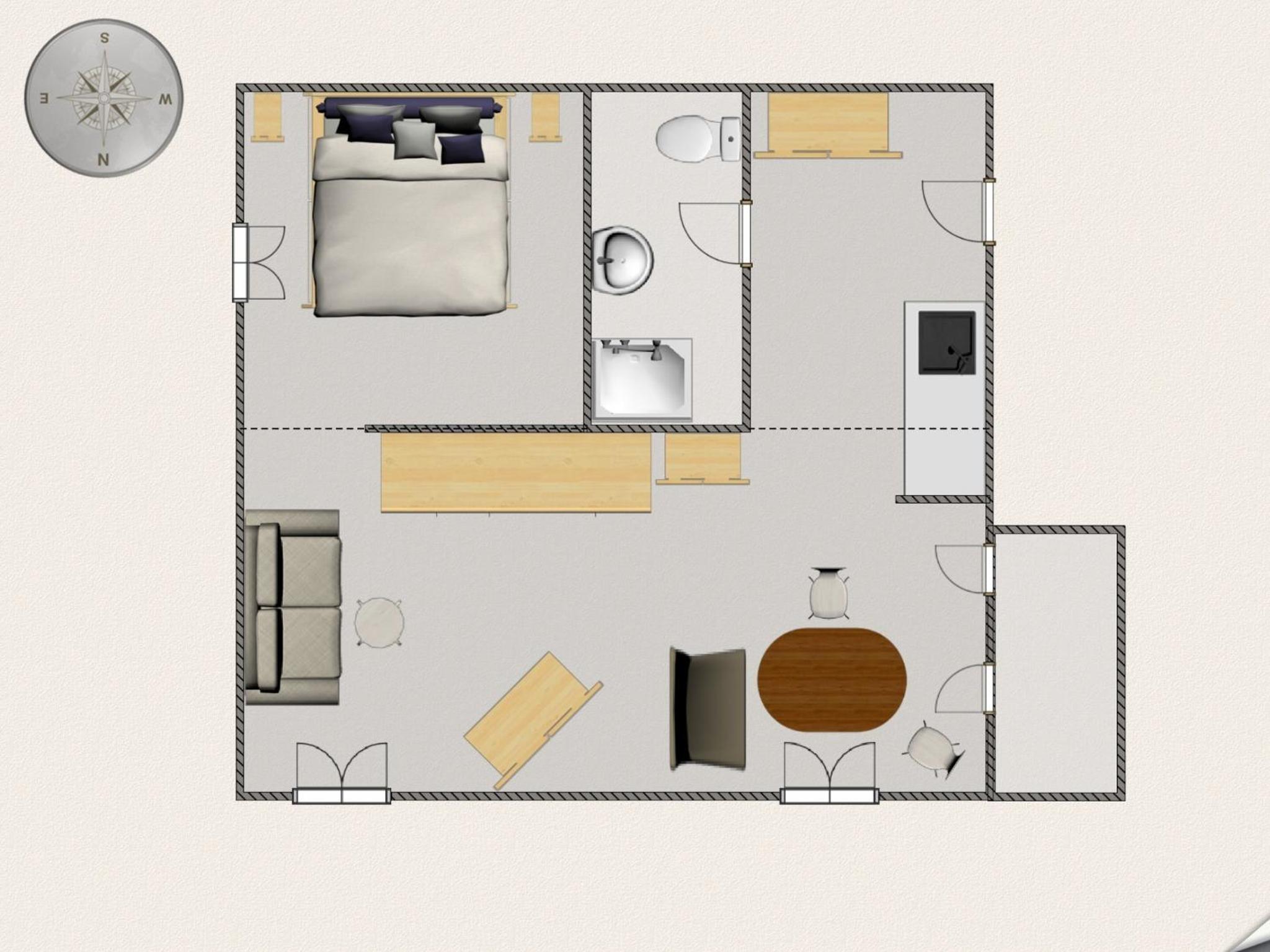 Studio with Balcony photo 2