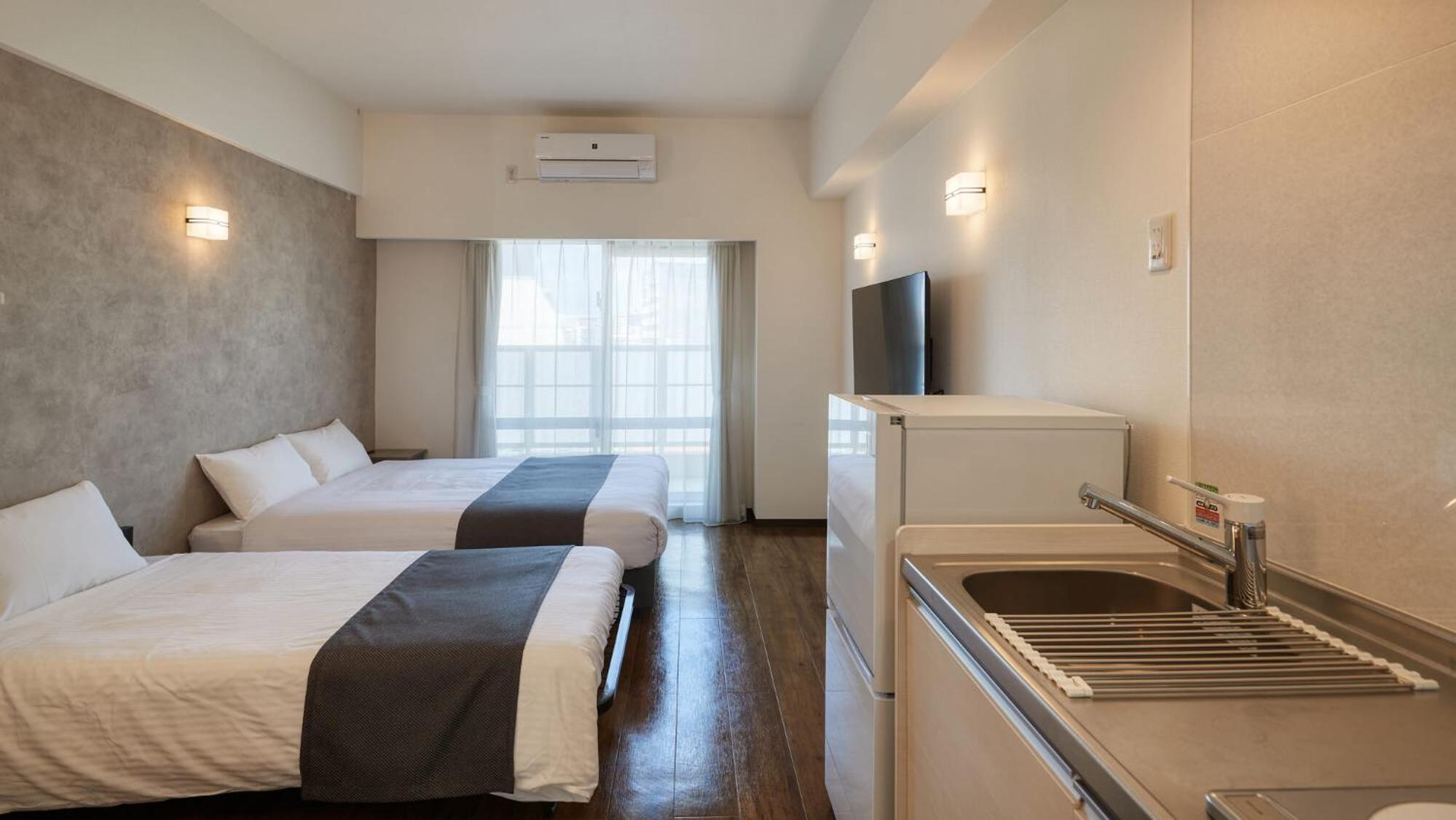 Standard Double Room with Two Double Beds