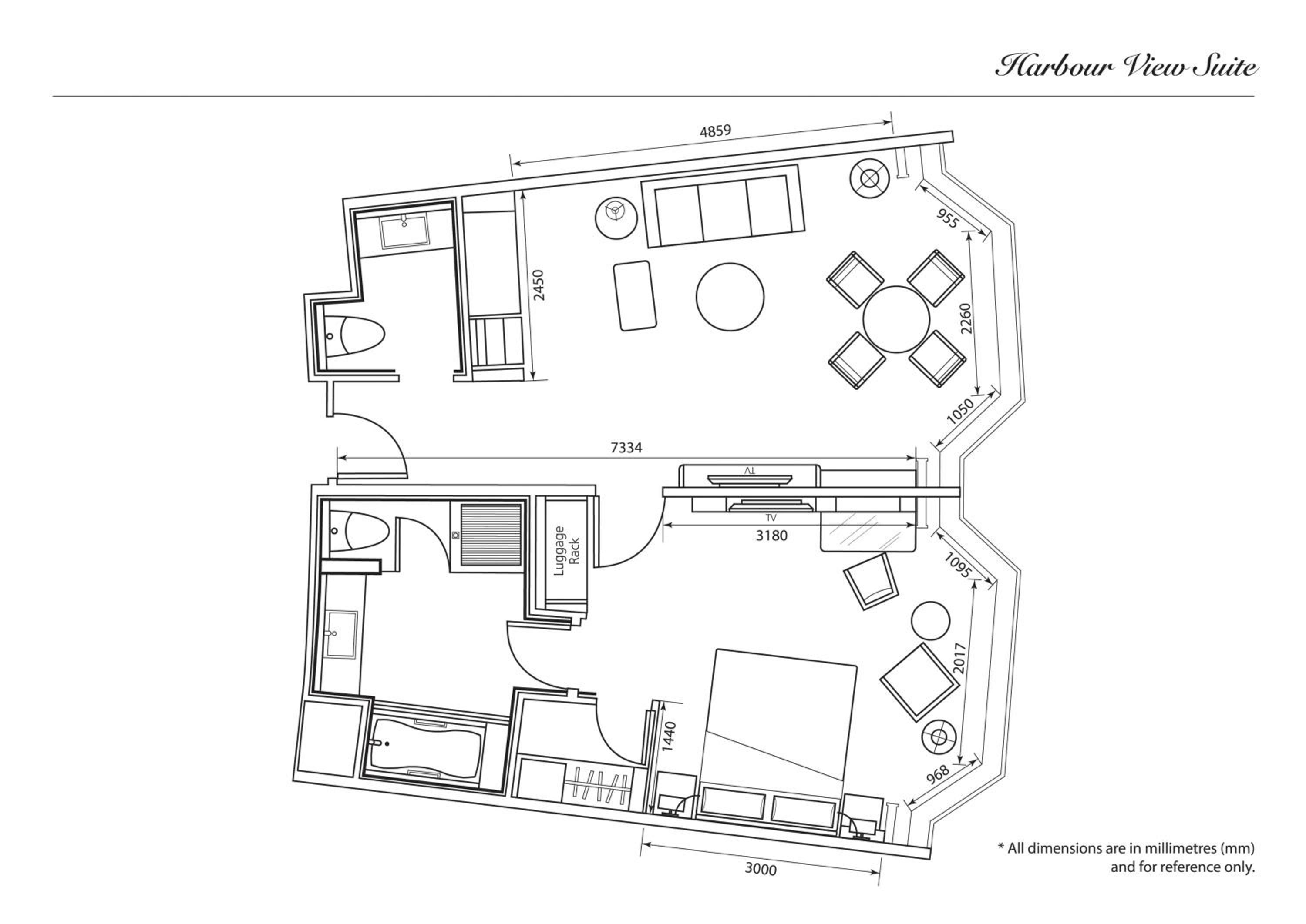 Harbor View Suite with Executive Lounge Access