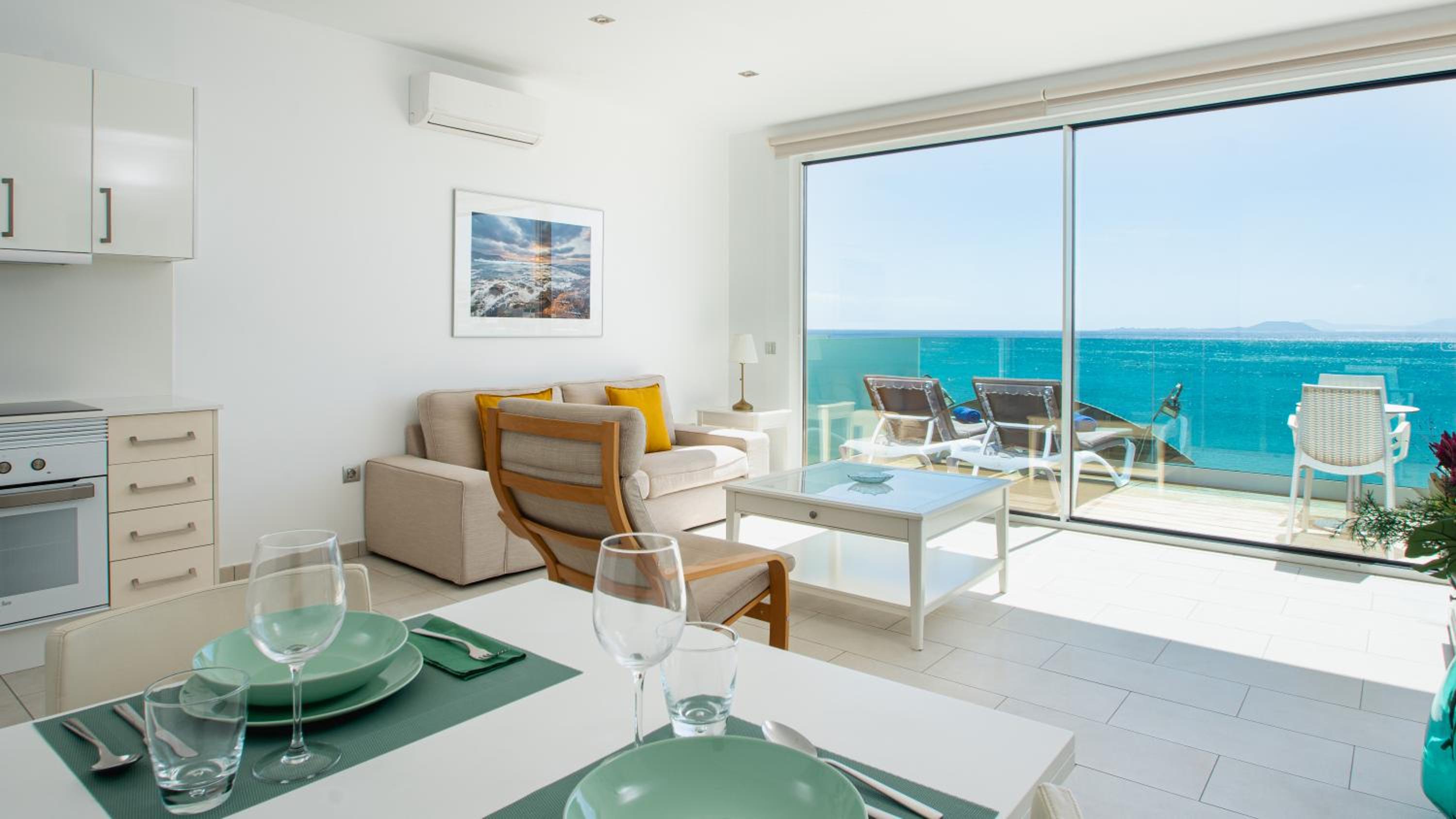 Apartamento con vista al mar