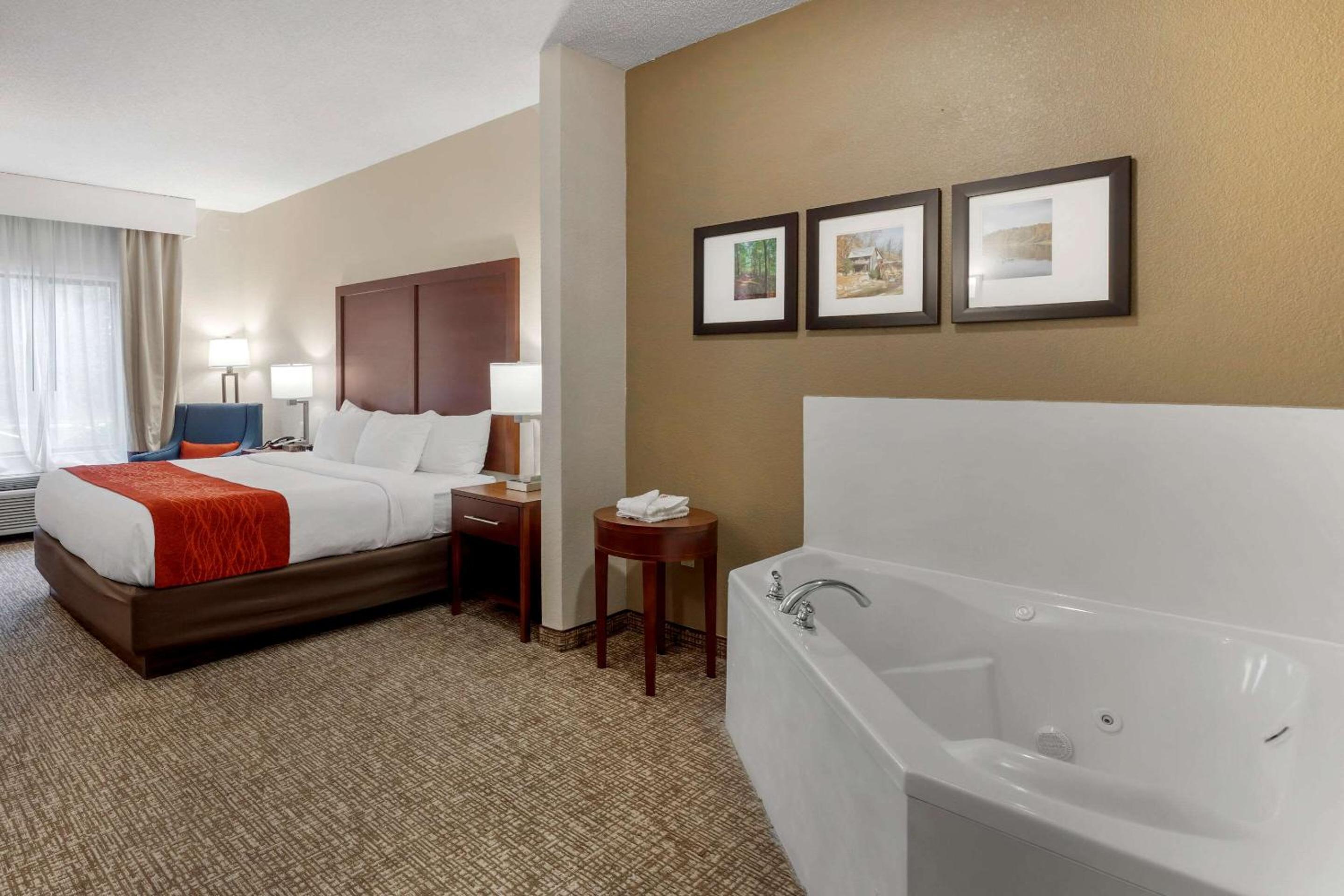 King Room with Hot Tub- Non-Smoking, Ground Floor  - Photo 1