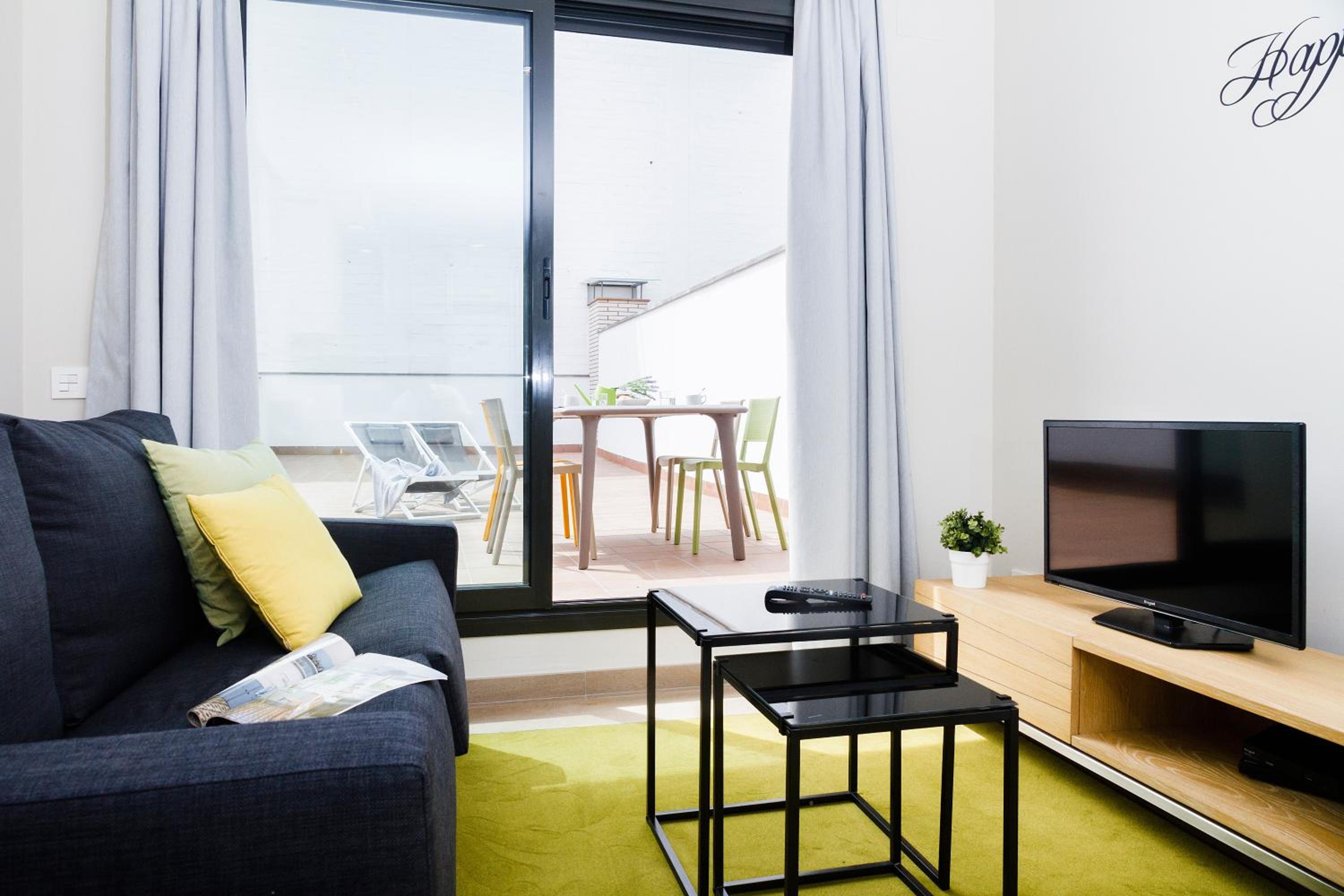 Apartamento de una habitación con terraza