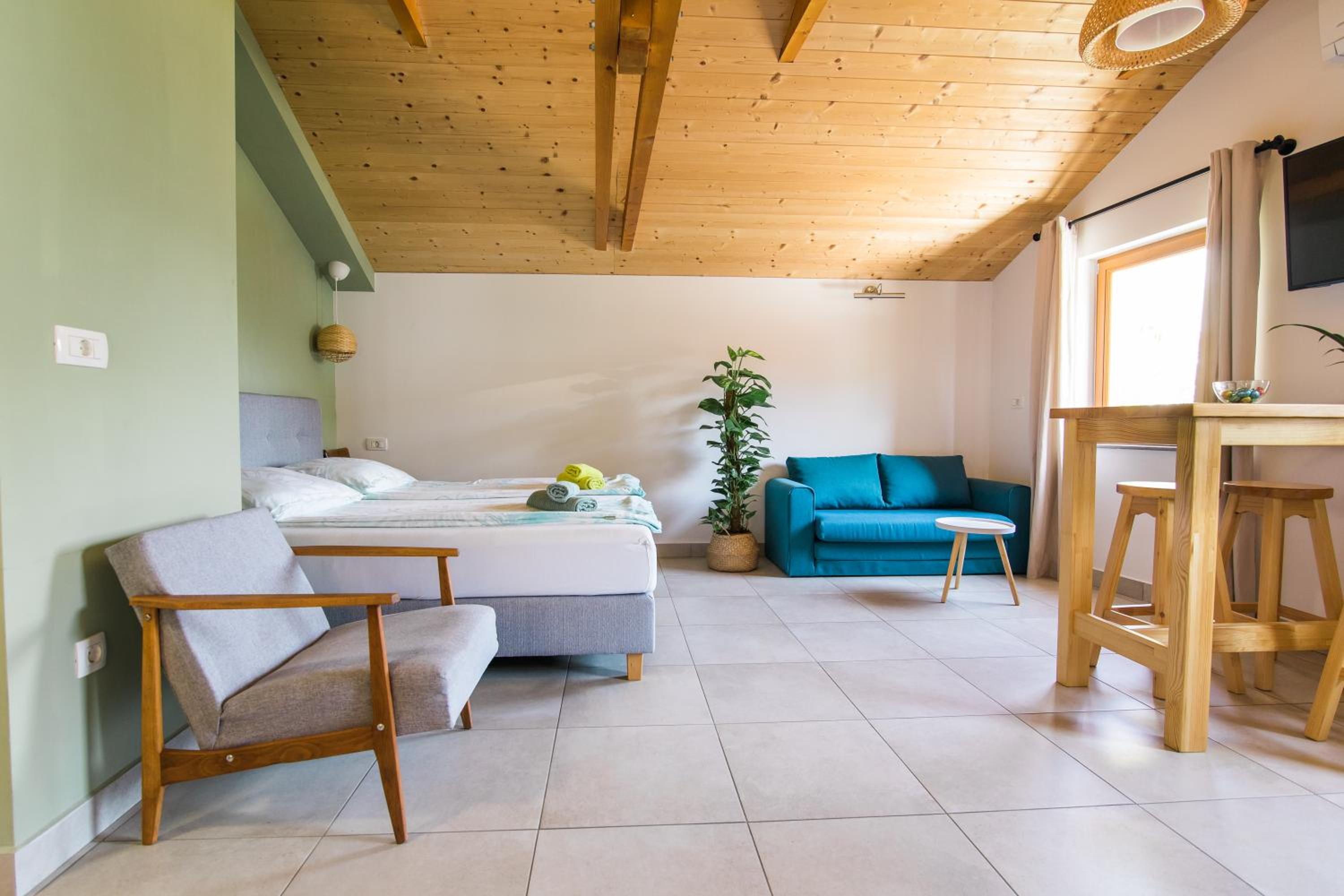 Studio with Balcony