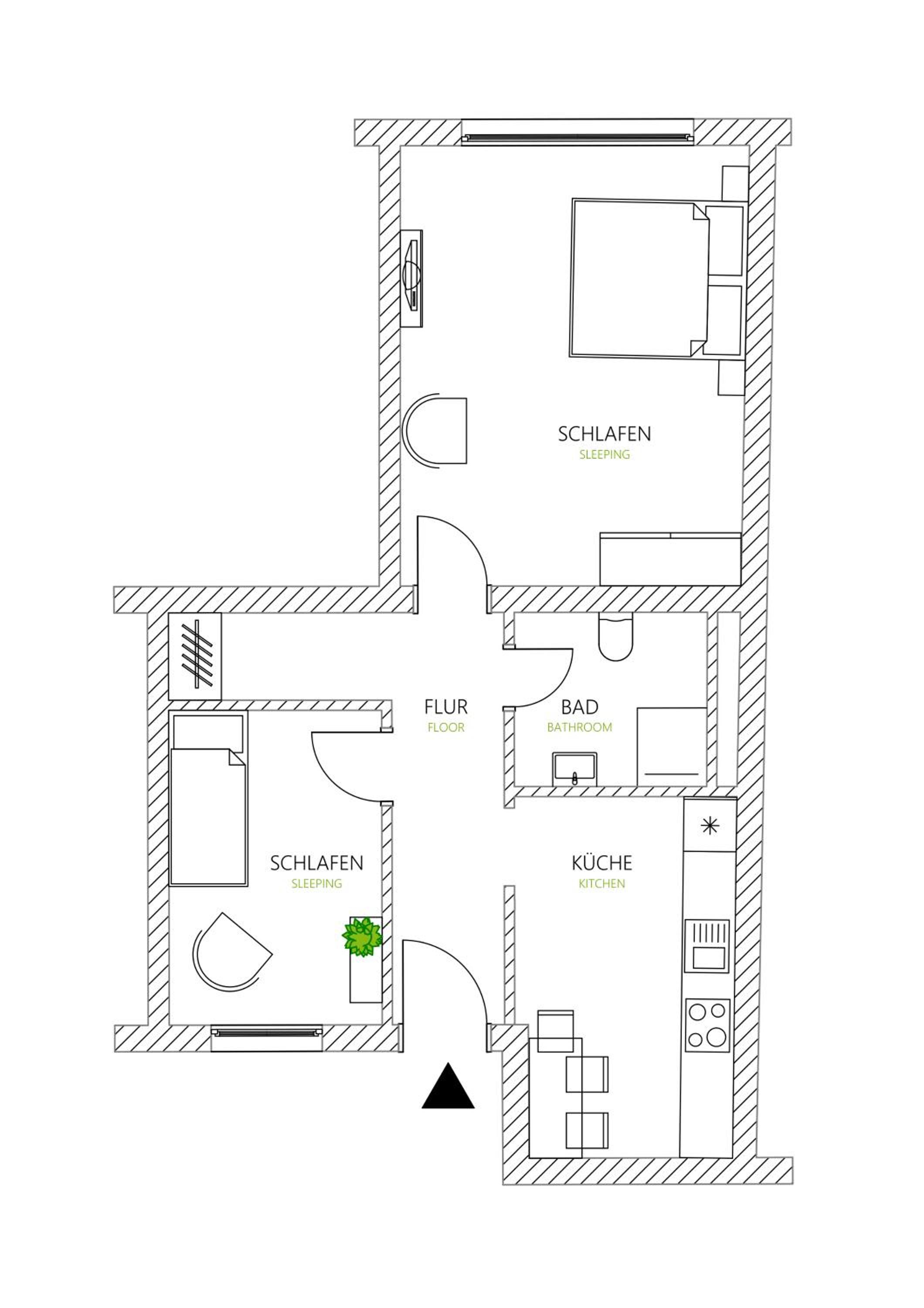 Two-Bedroom Apartment photo 2