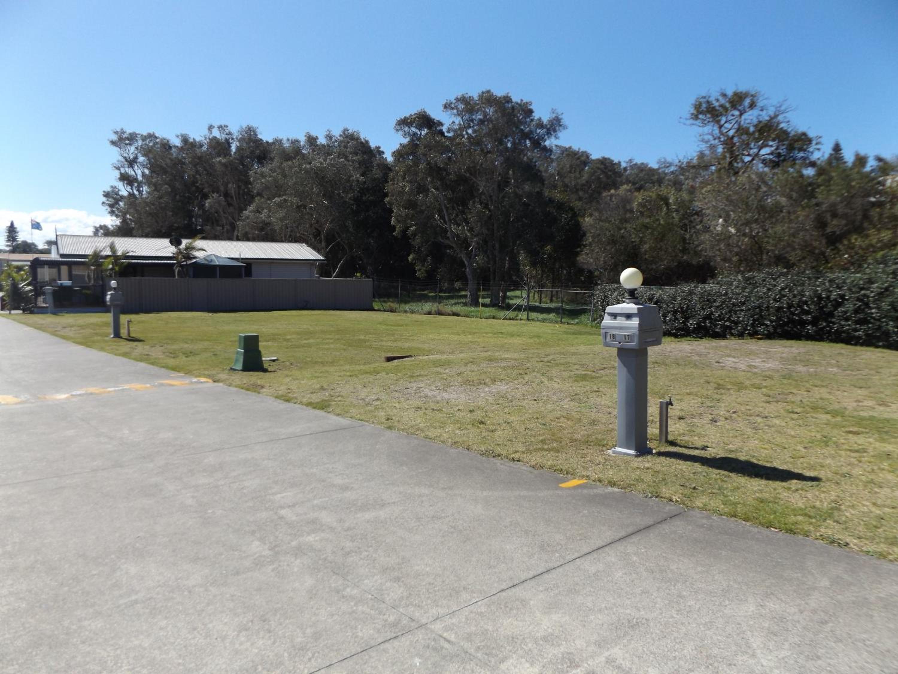 Paved Powered Site - No Caravan Provided