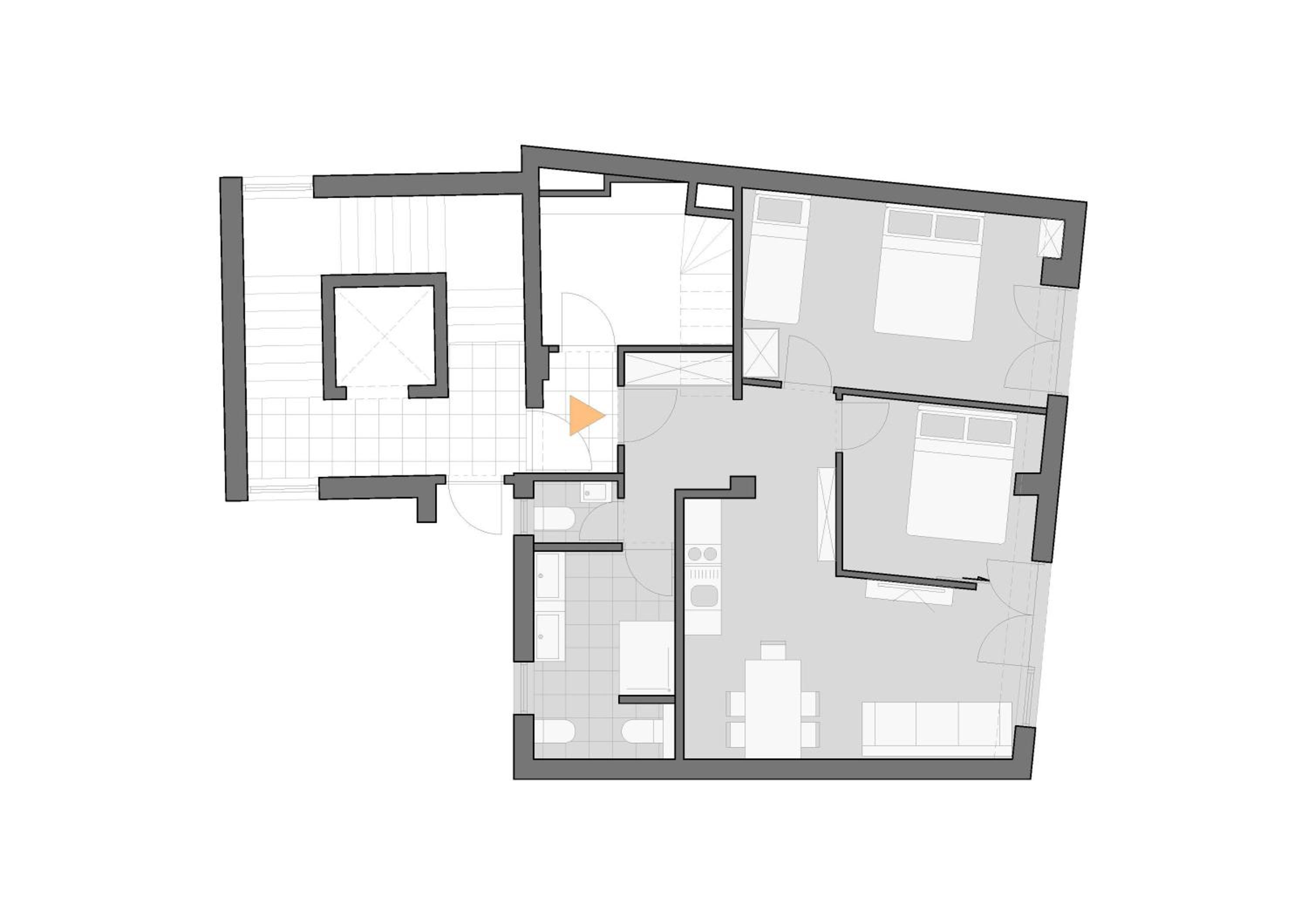 Two-Bedroom Apartment - Photo 3