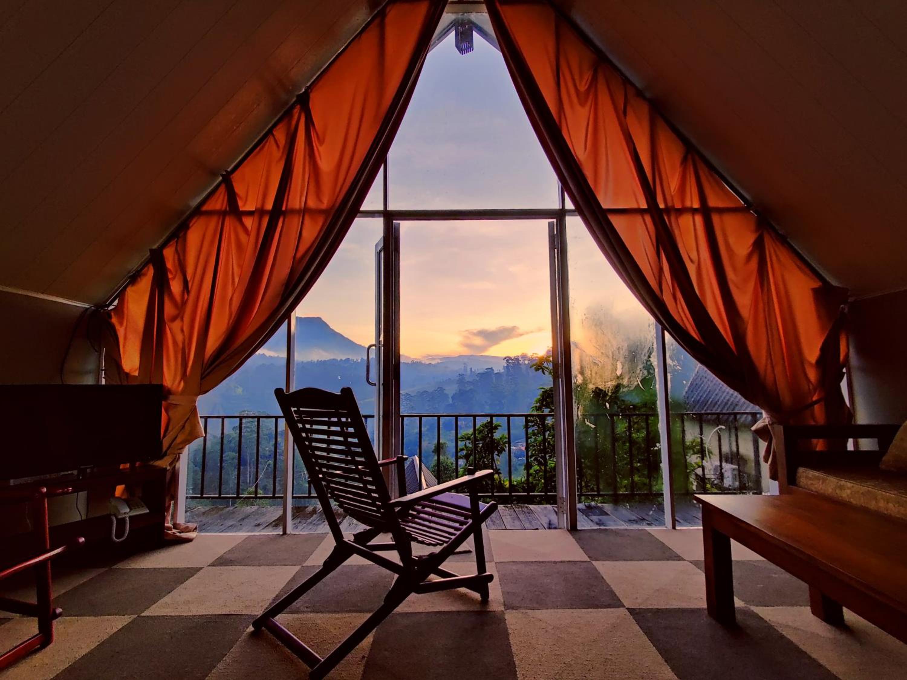 Family Room With Mountain View