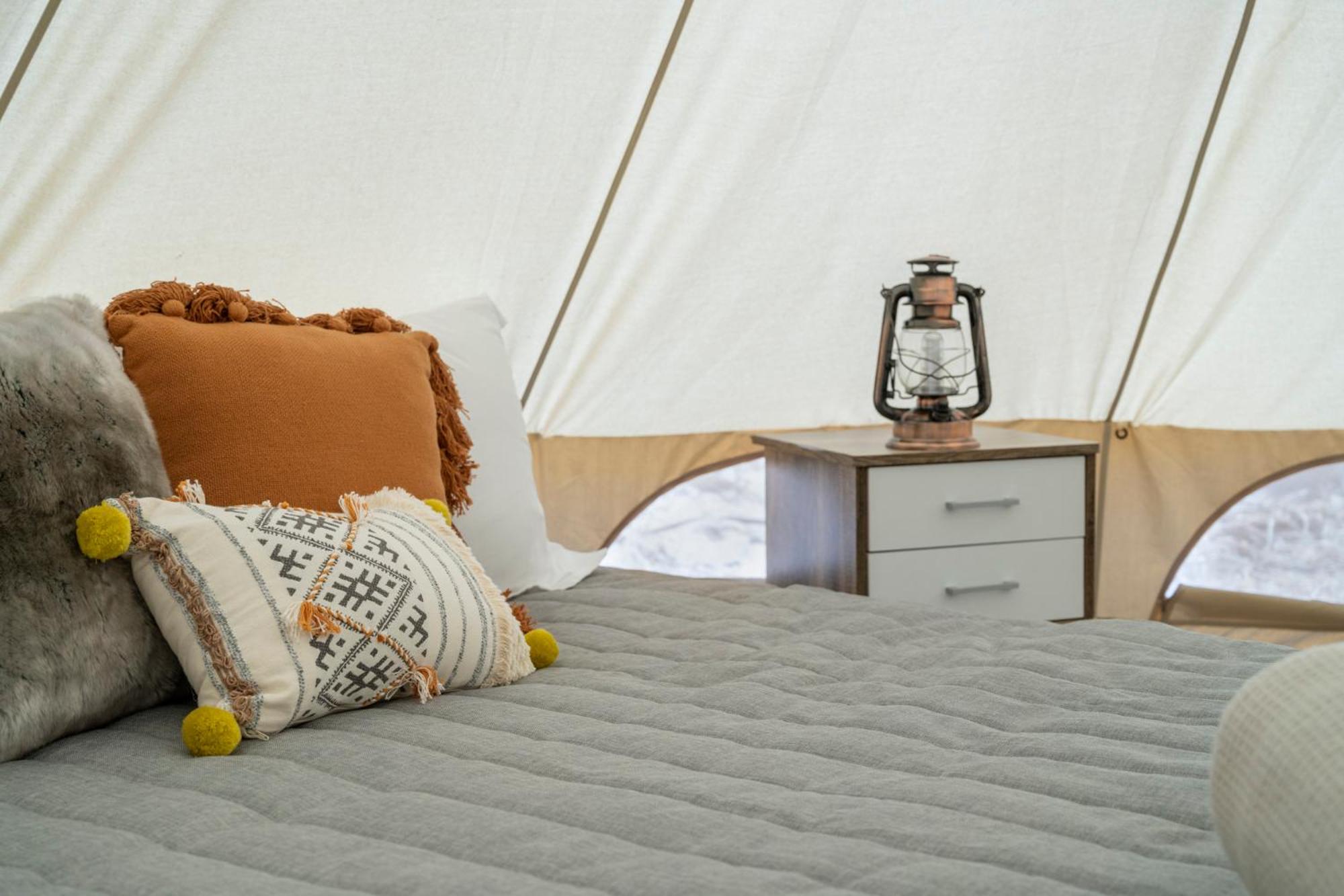 Deluxe Bell Tent - Adult Only with Shared Bathroom photo 1