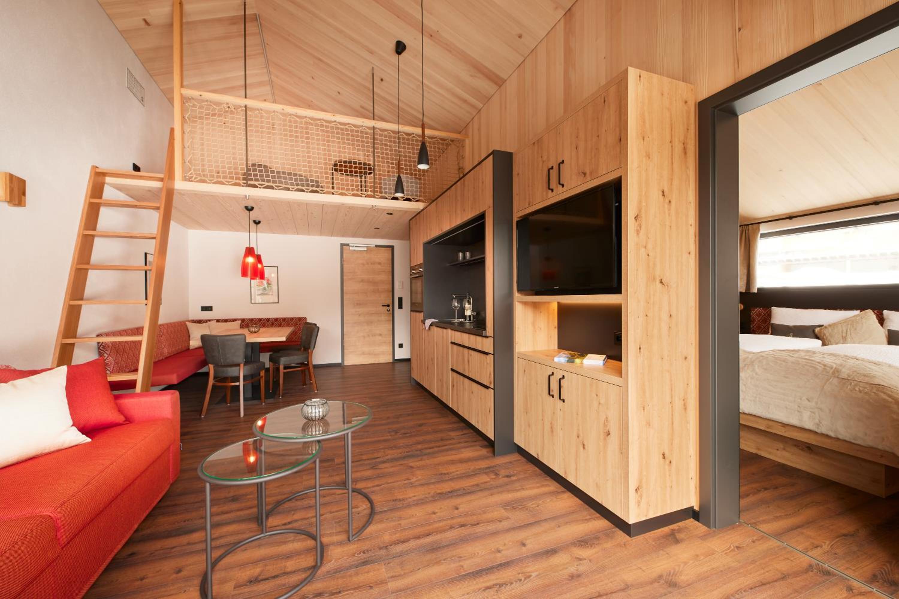 One-Bedroom Loft Apartment with Balcony