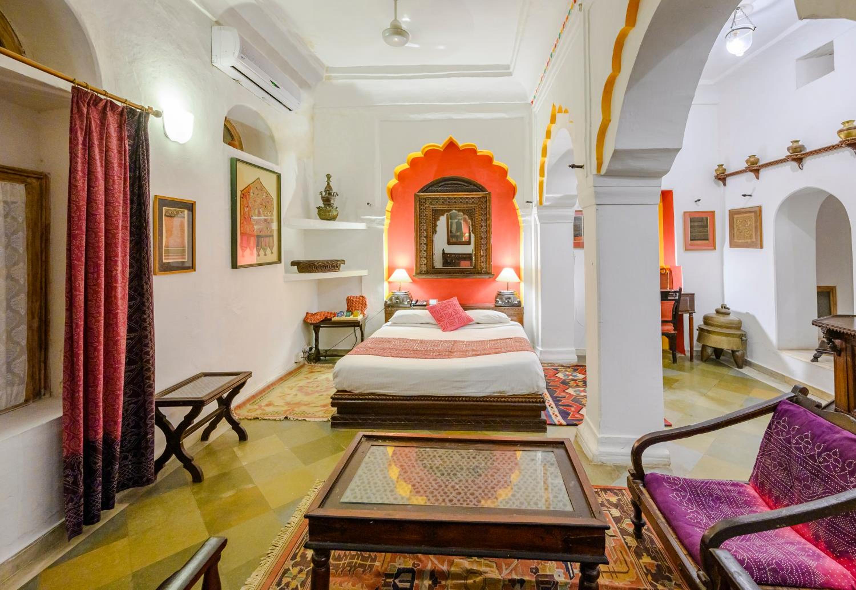Heritage Old World Room - Enjoy a 10% discount on spa, laundry, and vintage car services, alongside complimentary evening tea, guided fort tours, and morning yoga (7:00 AM – 8:00 AM)