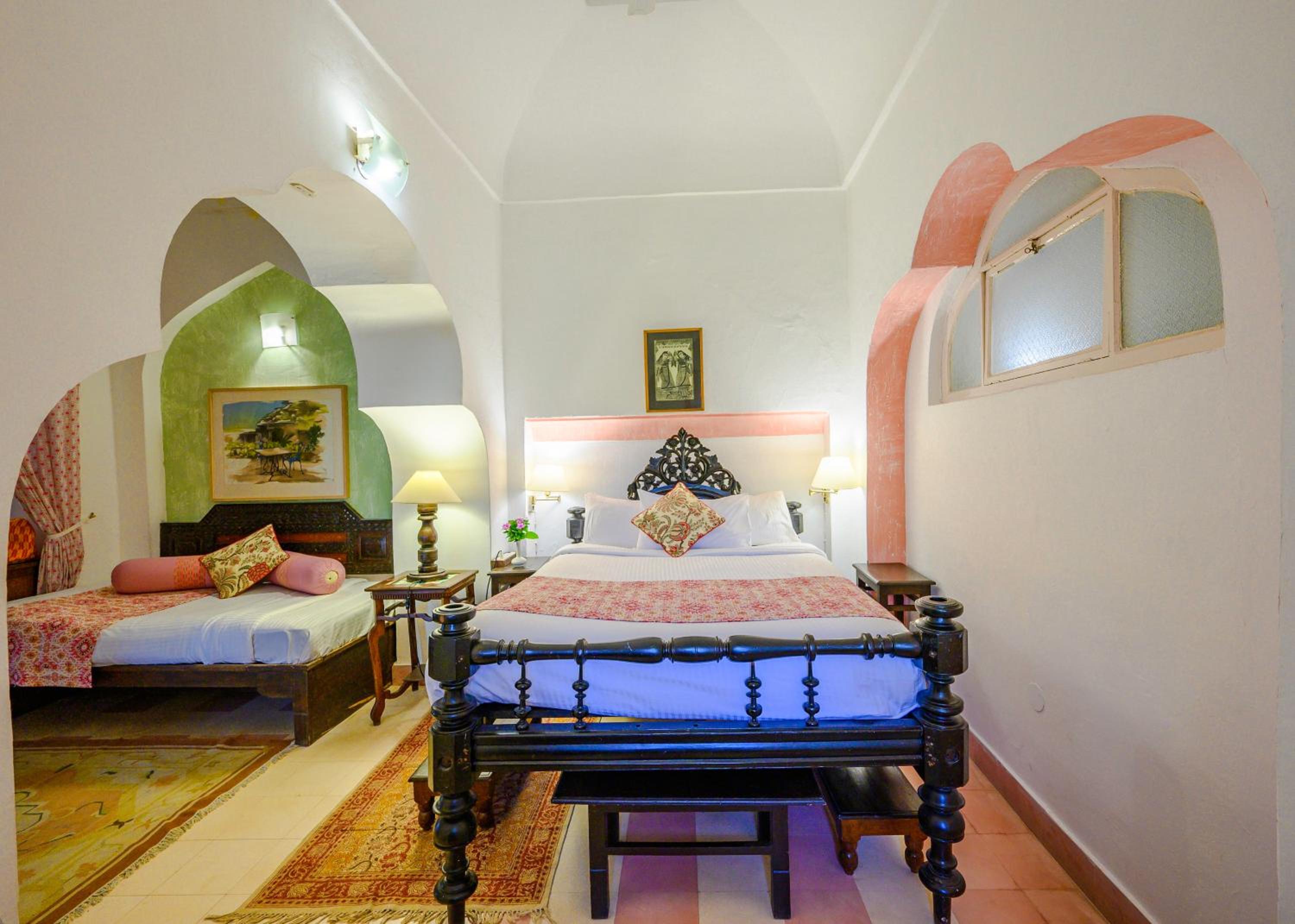 Heritage Smart Room – Enjoy a 10% discount on spa, laundry, and vintage car services, alongside complimentary evening tea, guided fort tours, and morning yoga (7:00 AM – 8:00 AM) Heritage Smart Room – Enjoy a 10% discount on spa, laundry, and vintage car services, alongside complimentary evening tea, guided fort tours, and morning yoga (7:00 AM – 8:00 AM)