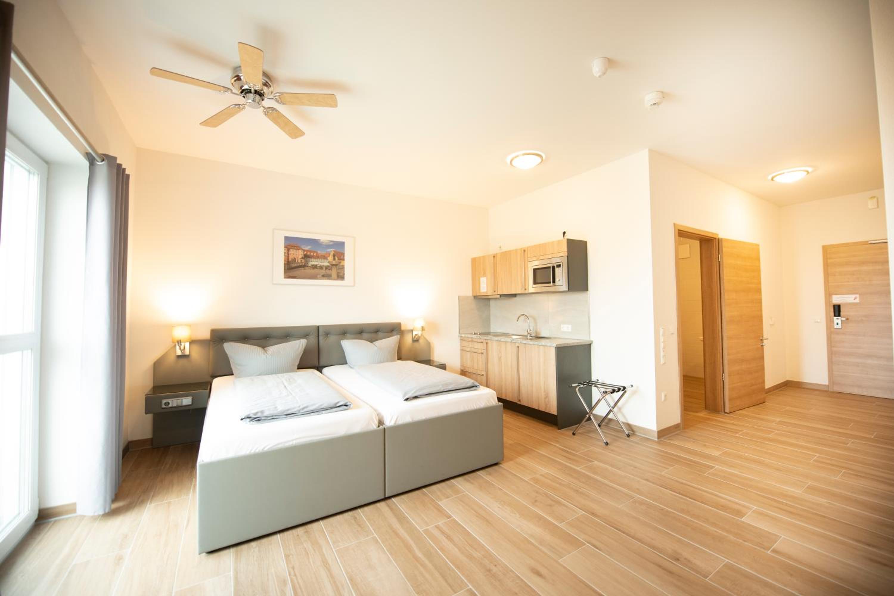 Double Room with Balcony and Kitchenette - Disability Access photo 1