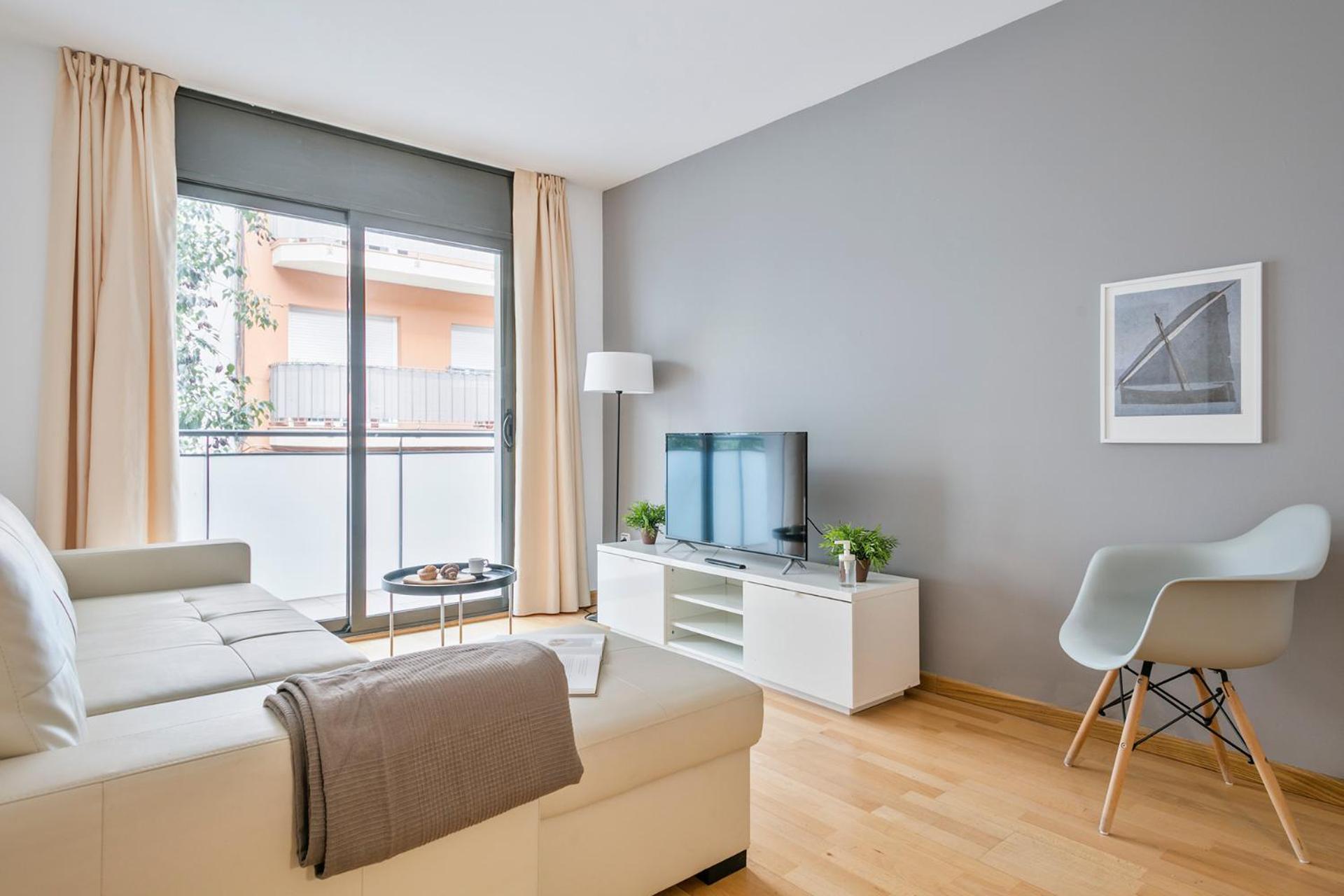 Apartamento de dos habitaciones con dos baños.