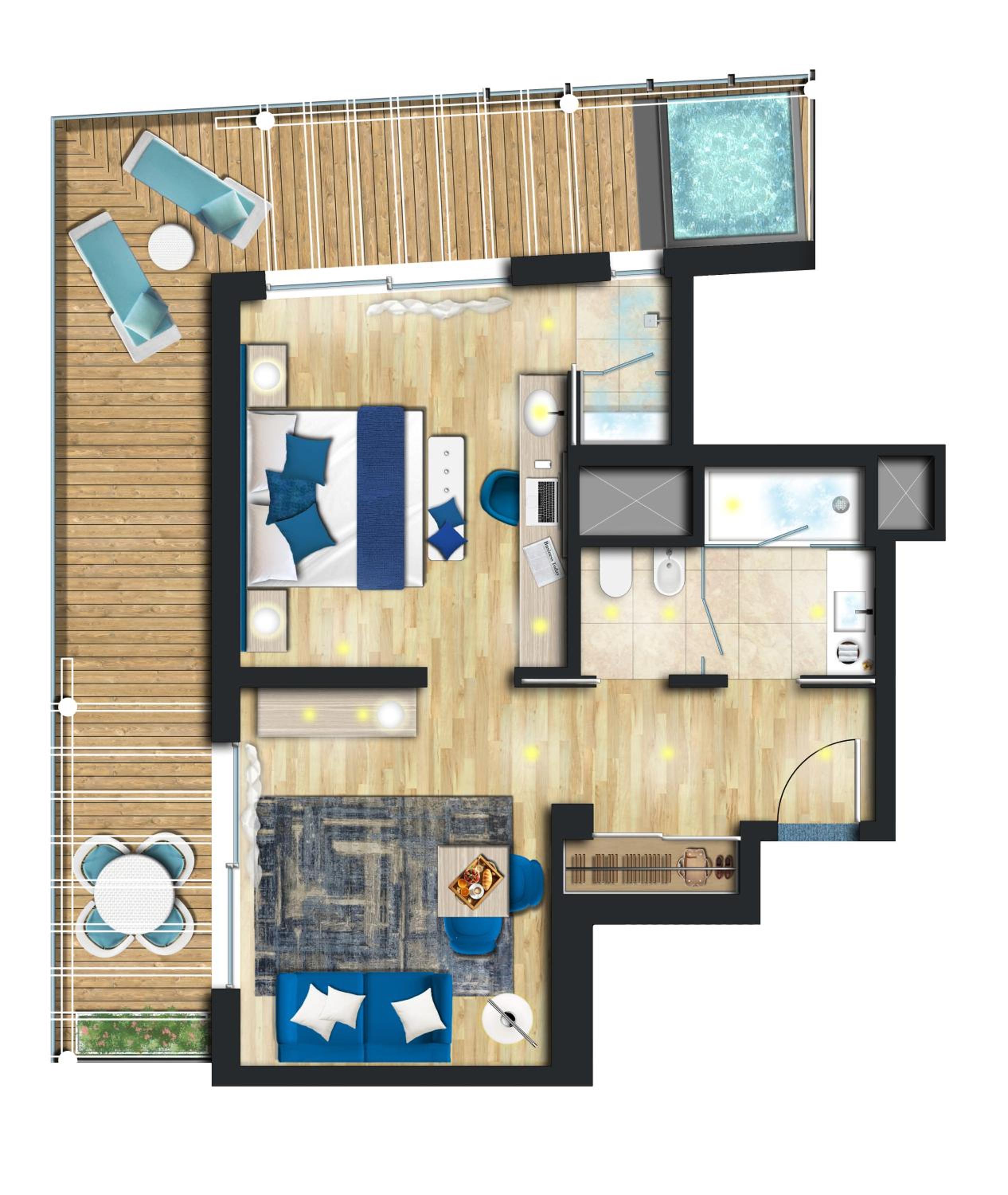 Deluxe Suite with Spa Bath - Photo 2