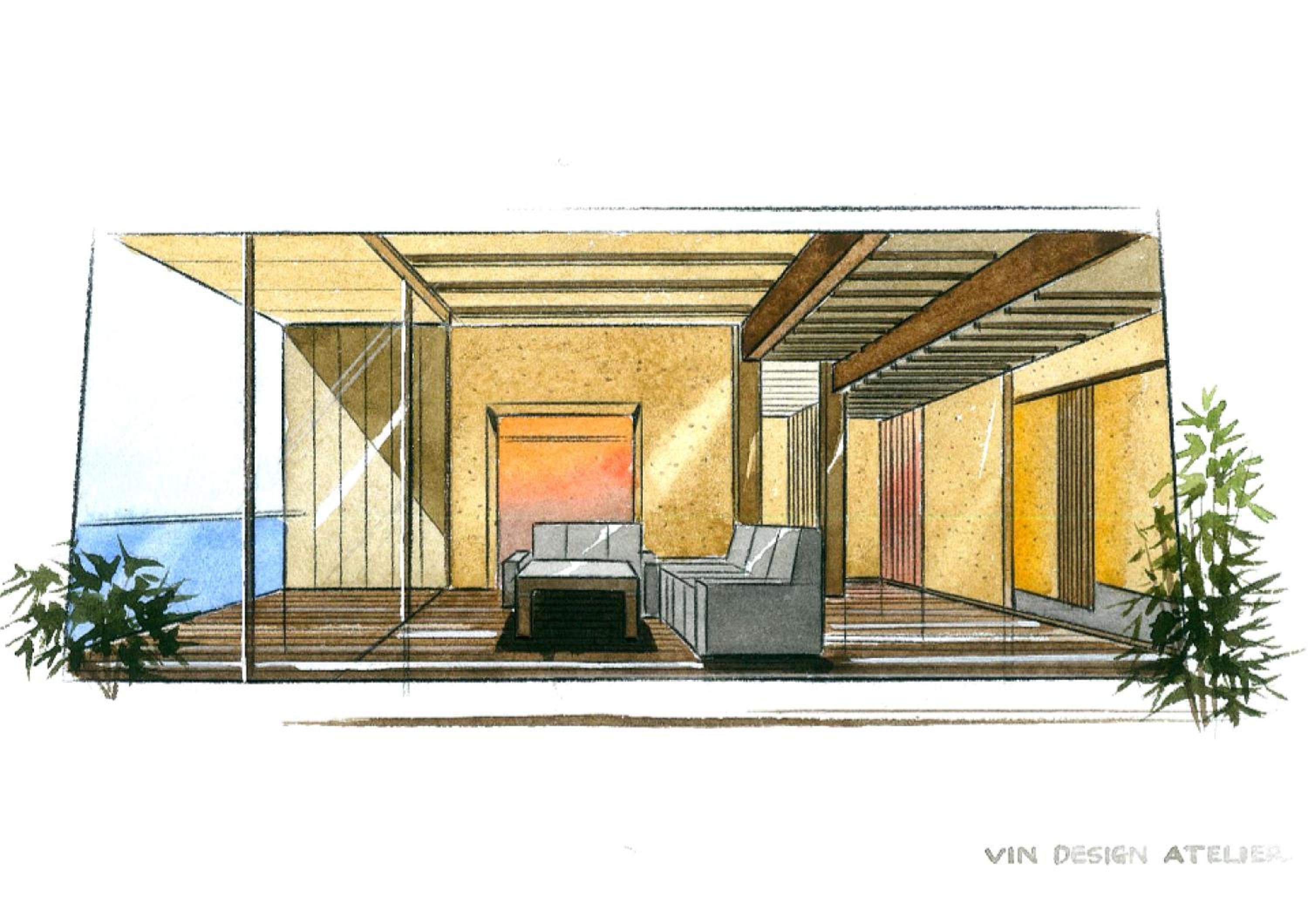 Luxury Suite with Open-Air Bath and Tatami Area