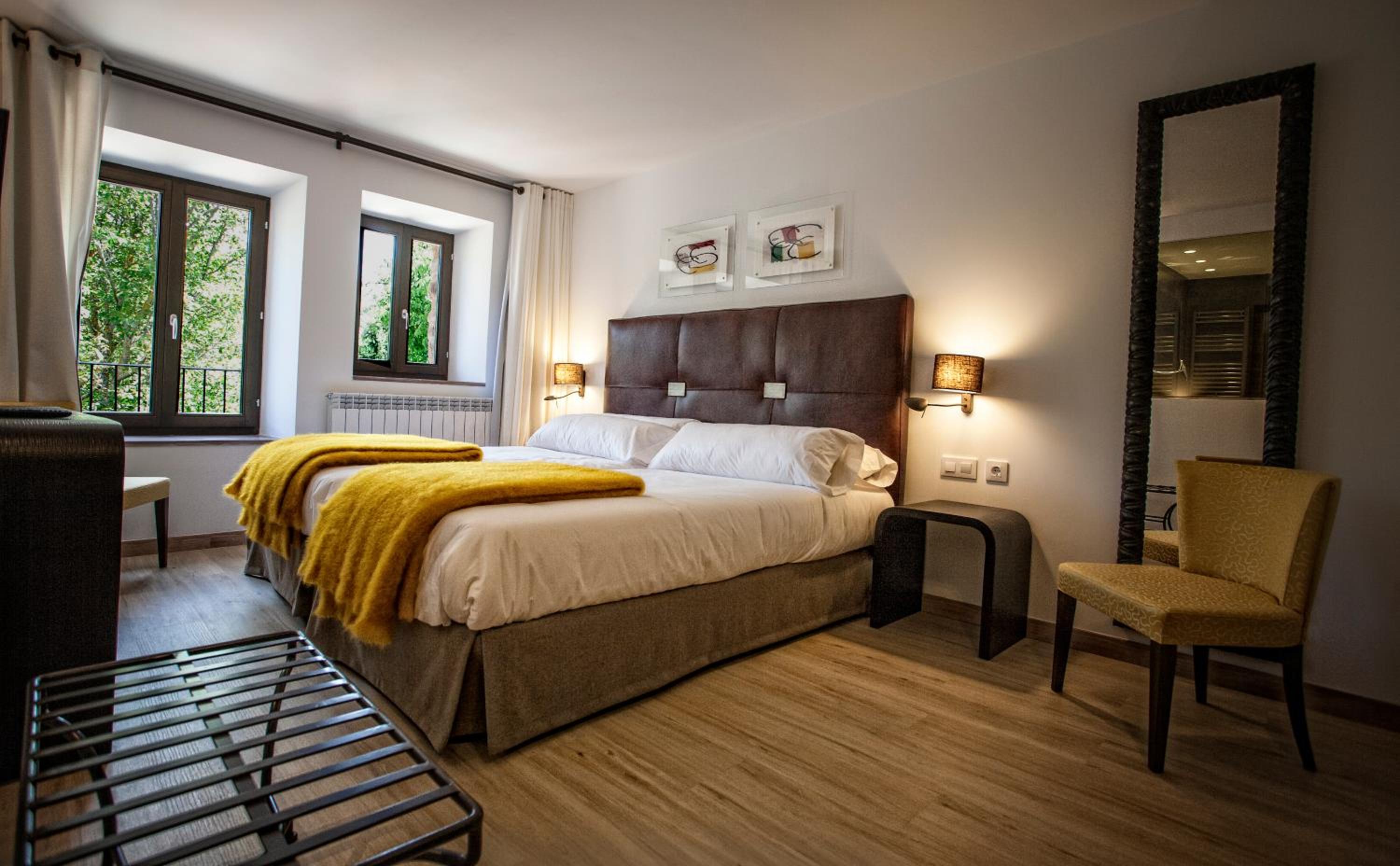 Habitación Doble o con Dos Camas con Vista al Jardín