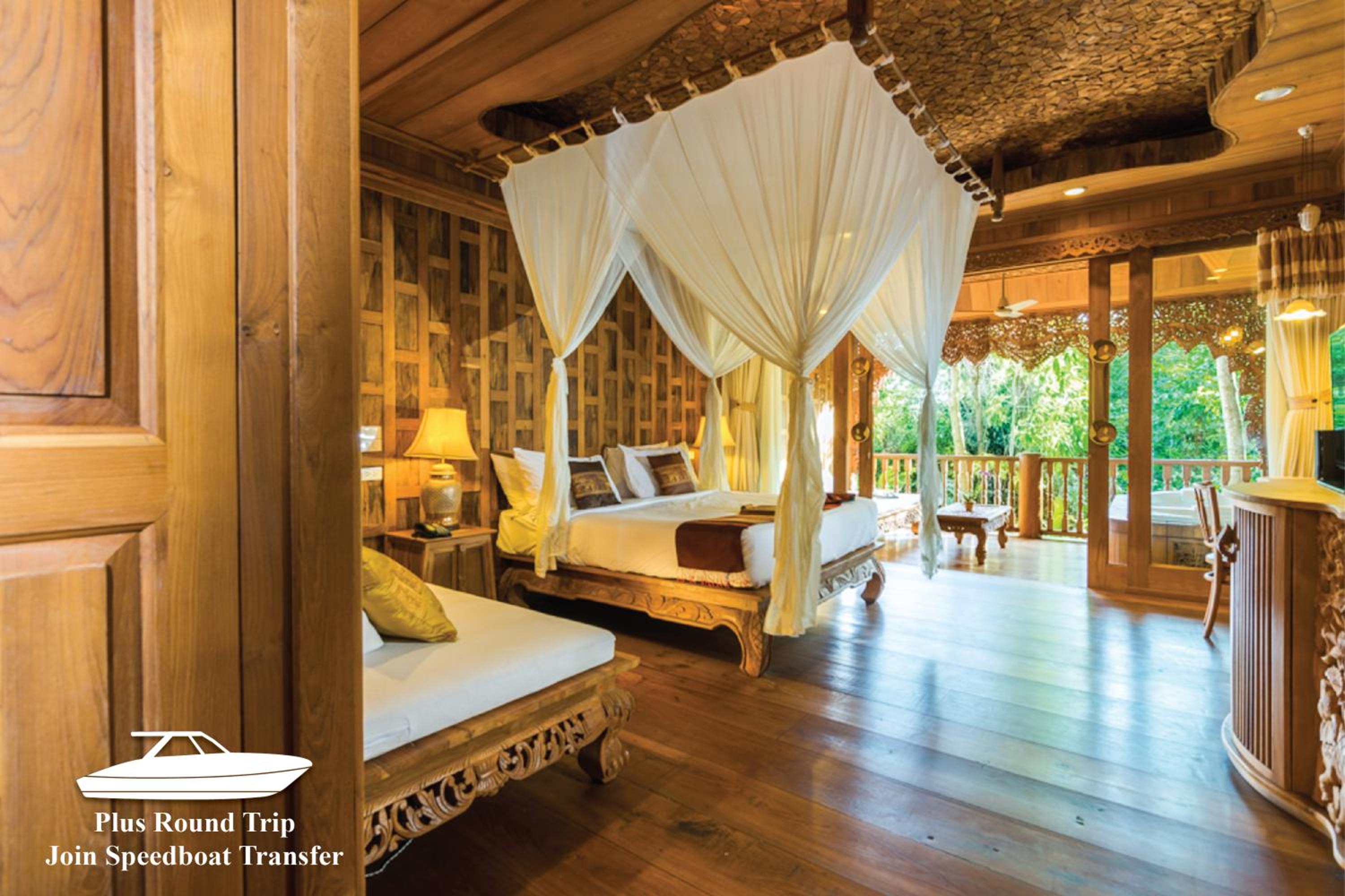 Supreme Deluxe Garden View with 1000THB Resort Credit per Night and Scheduled Speedboat Roundtrip