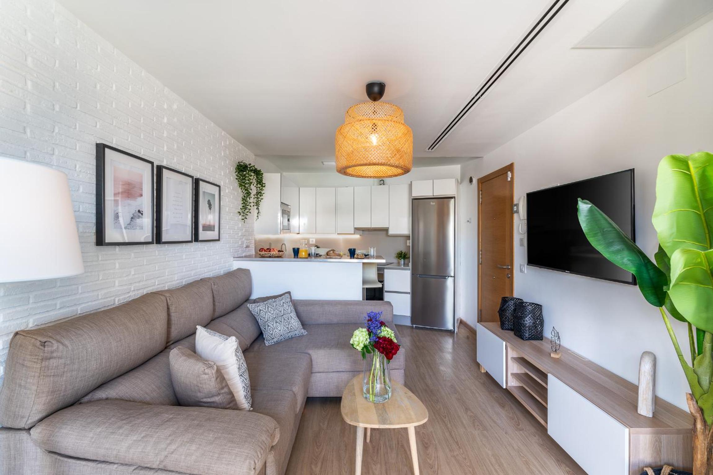Apartamento de una habitación con terraza