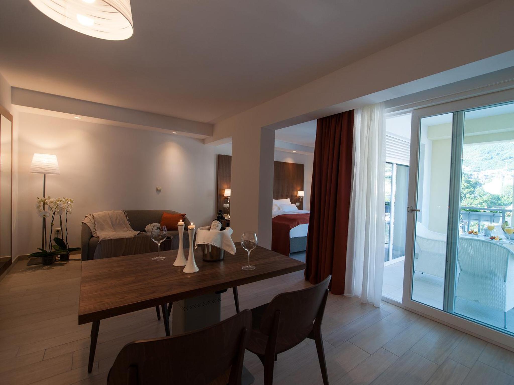Ein-Zimmer-Apartment mit Balkon und Parkblick (2 Erwachsene)