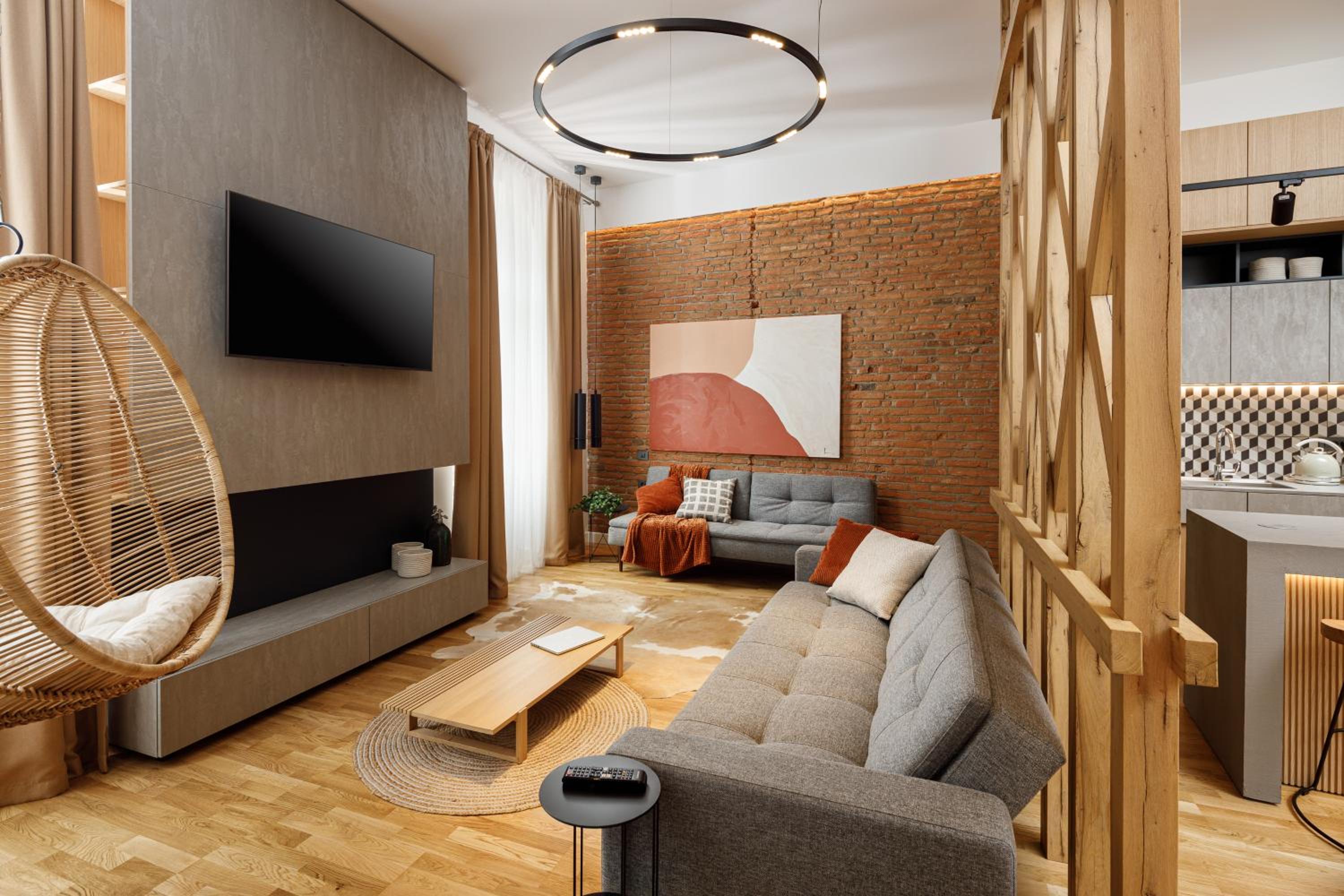 Deluxe Apartment with Hanging Chair - Photo 4