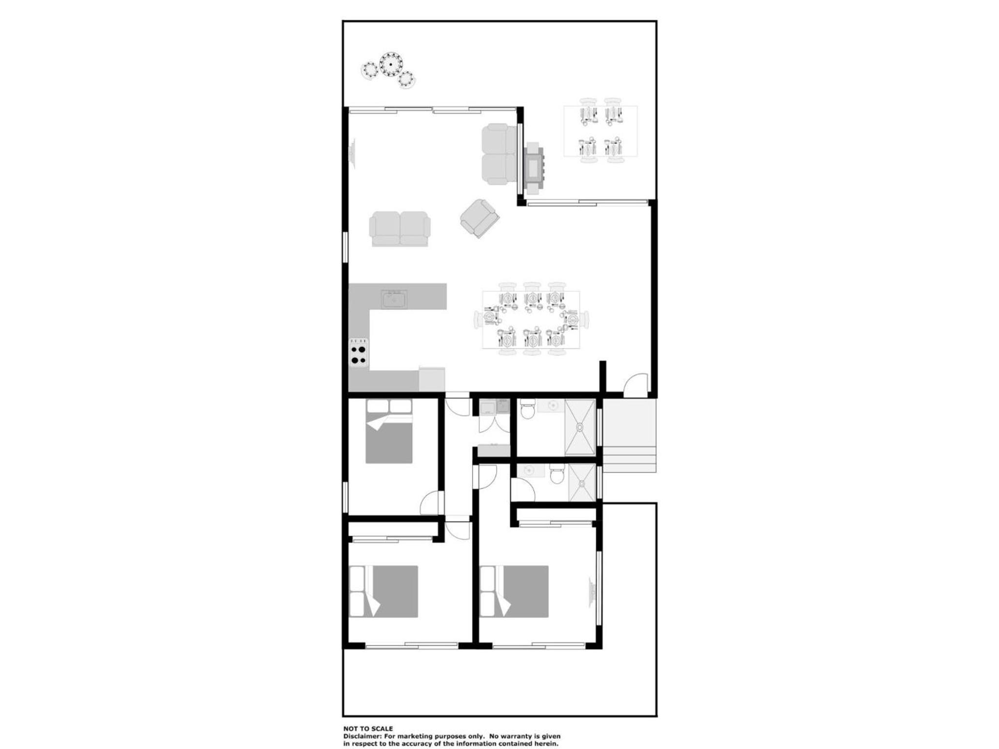 Three-Bedroom Apartment photo 3