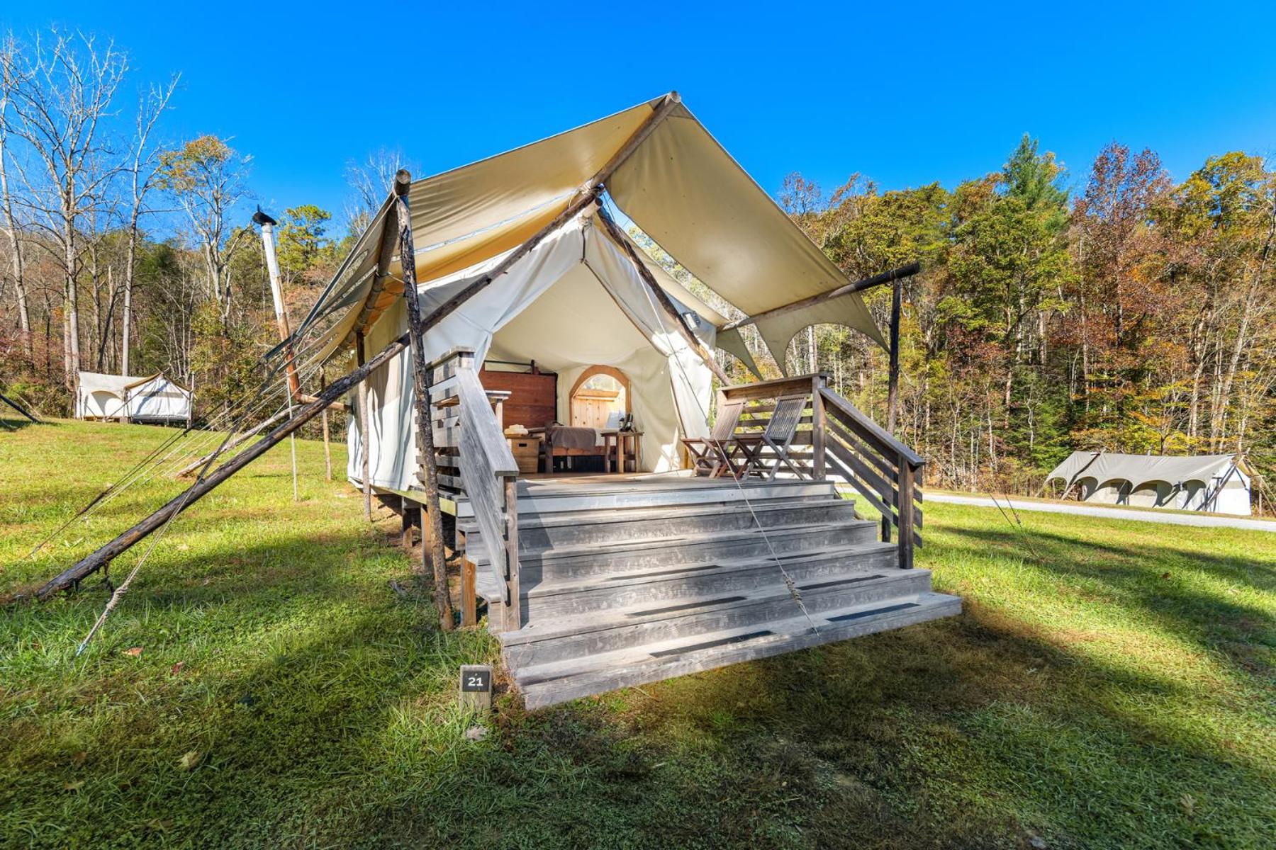 Stargazer Tent with Private Bathroom and Kids Tent photo 2