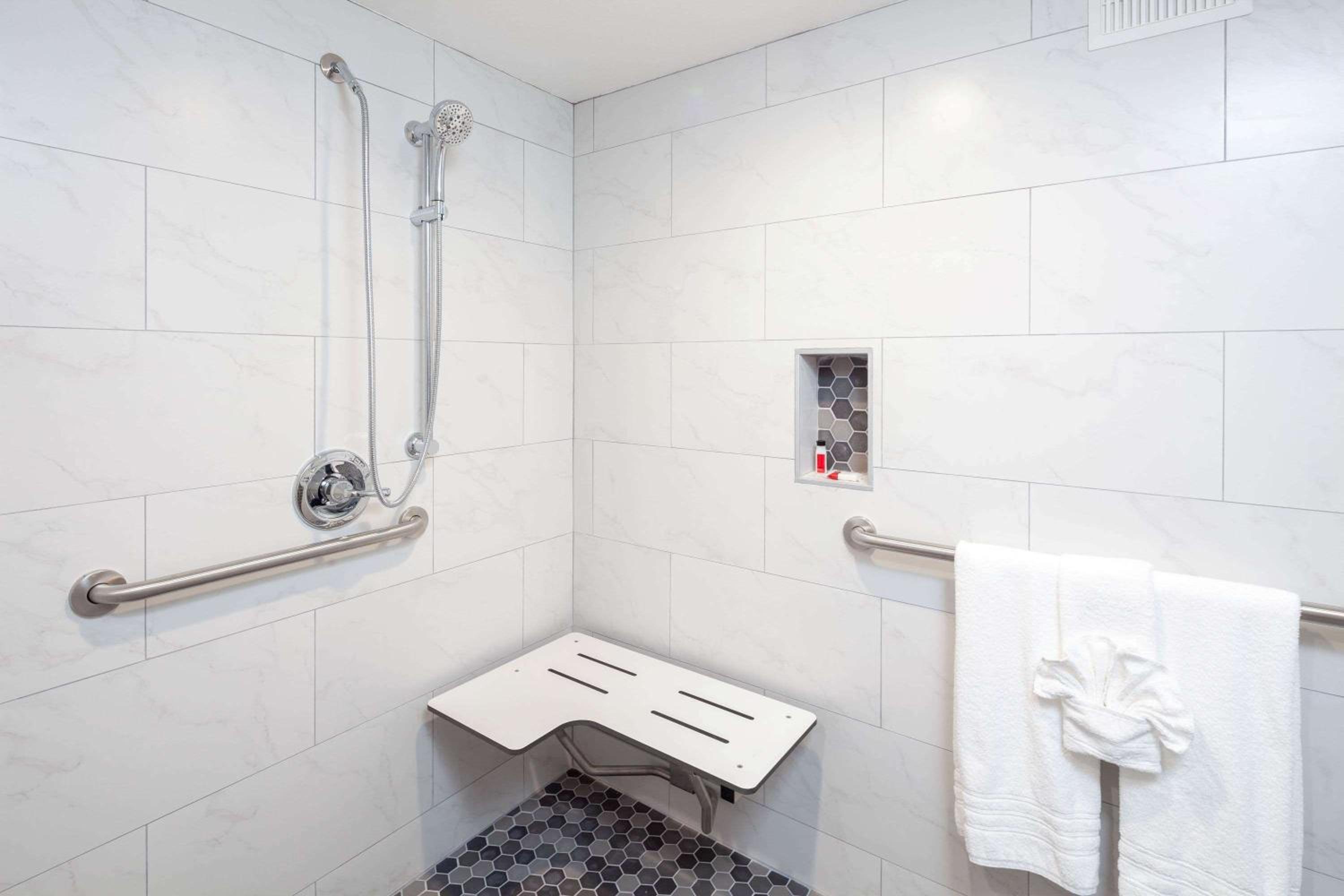 1 King Bed, Mobility/Hearing Impaired Access Room, Roll-In Shower, Non-Smoking photo 2