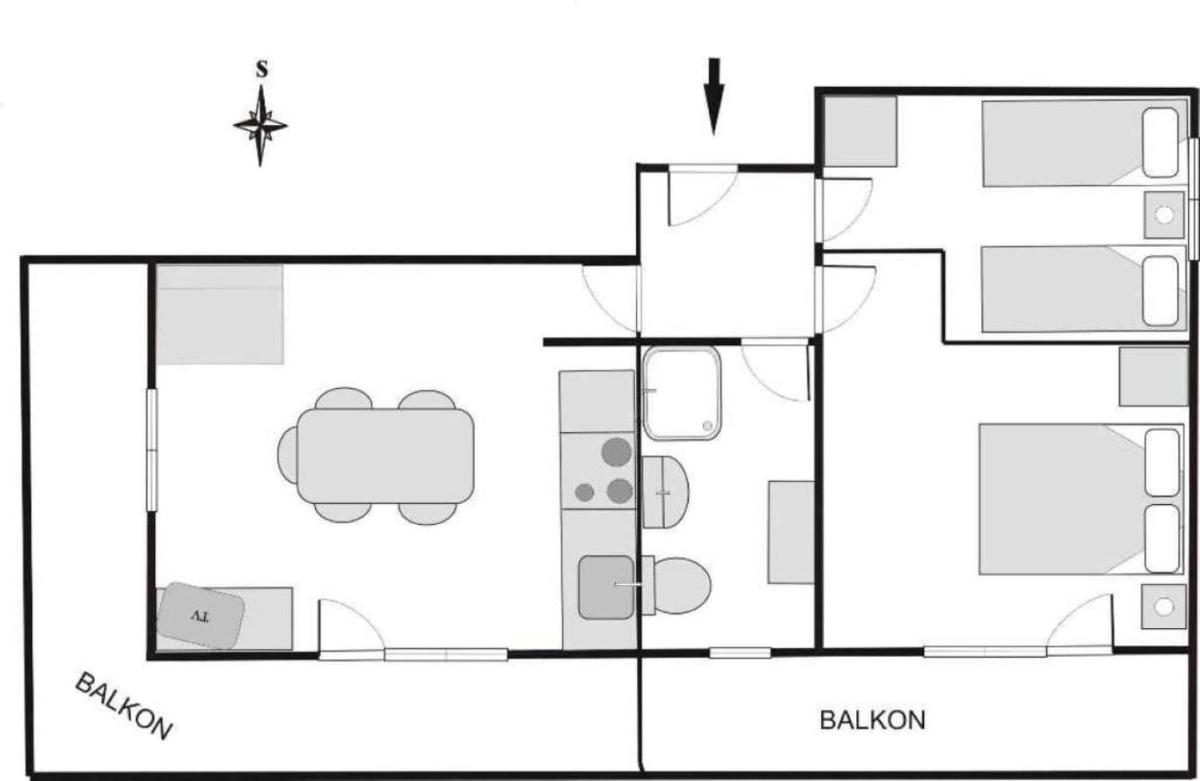 Two-Bedroom Apartment photo 1