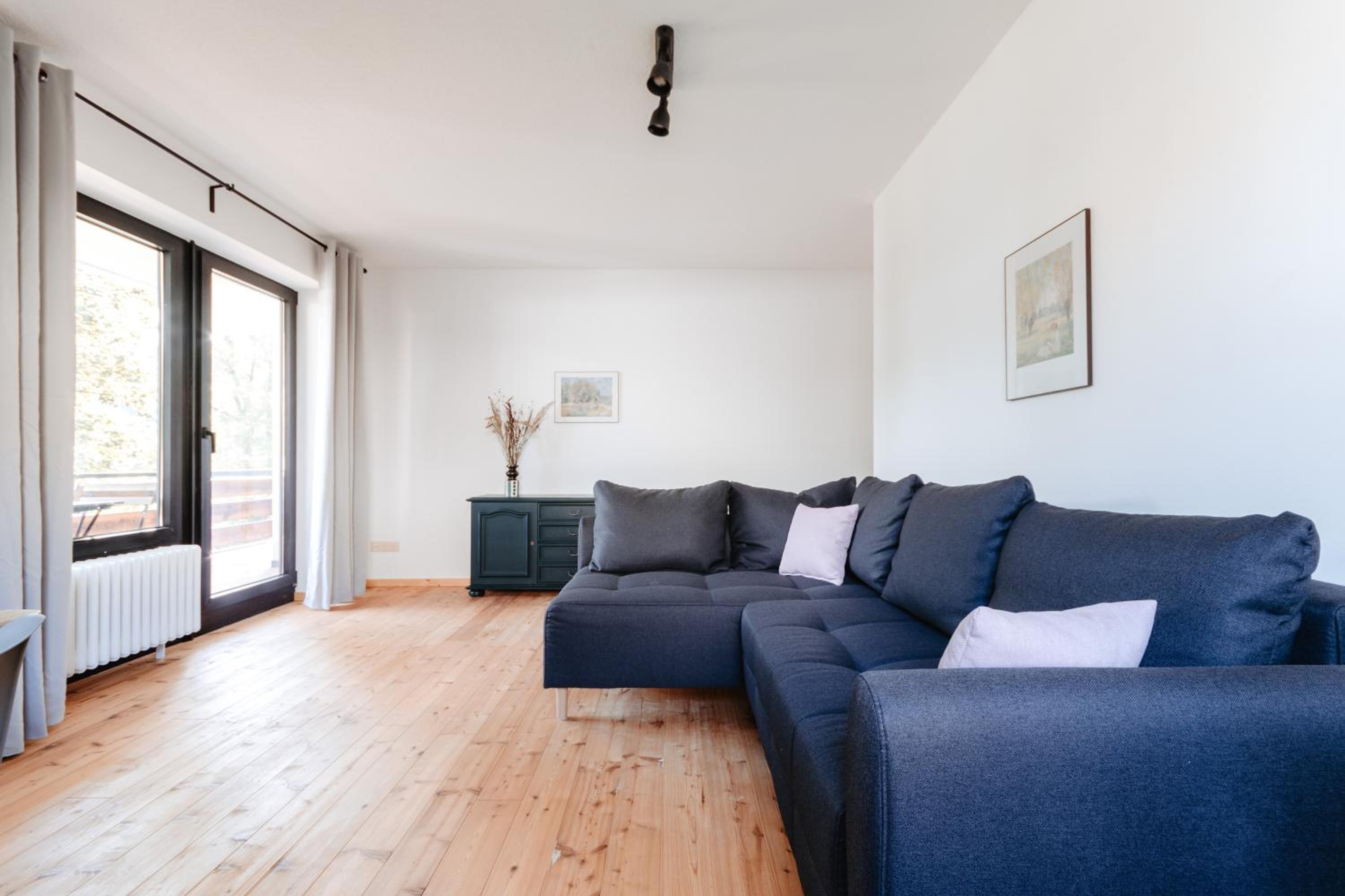 One-Bedroom Apartment with Balcony and Mountain View