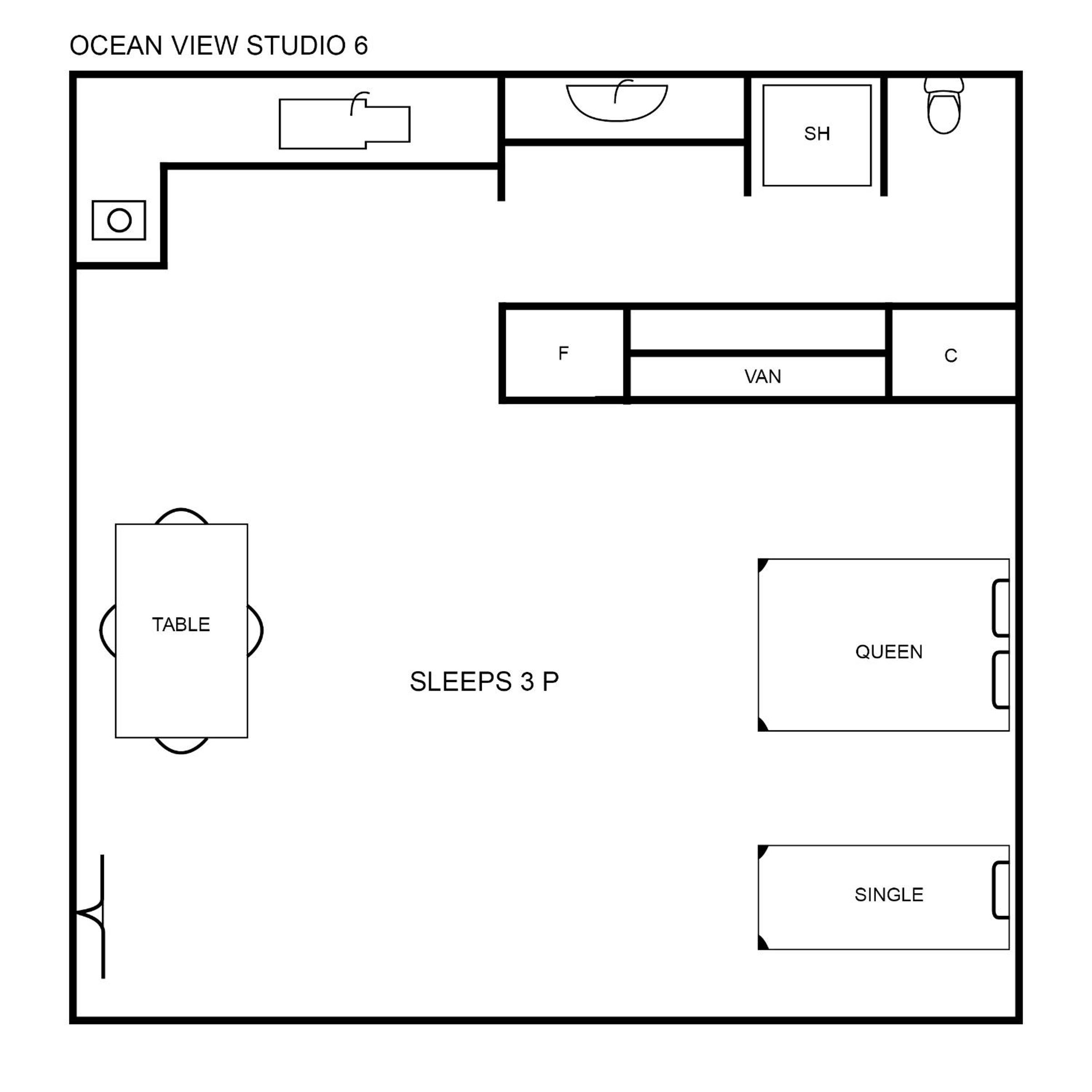 Studio with Sea View - Photo 4