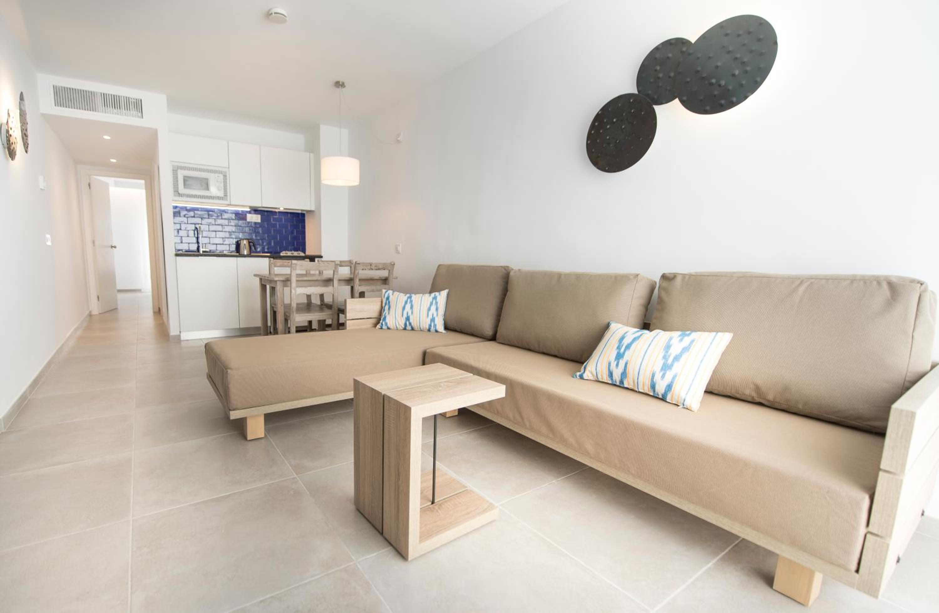 Apartamento con vista al jardín