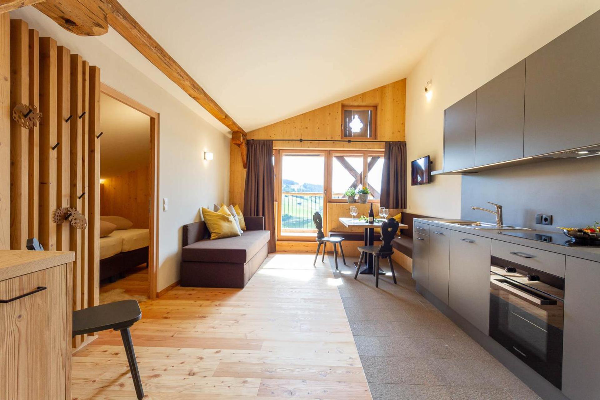 Two-Bedroom Deluxe Apartment with Garden View