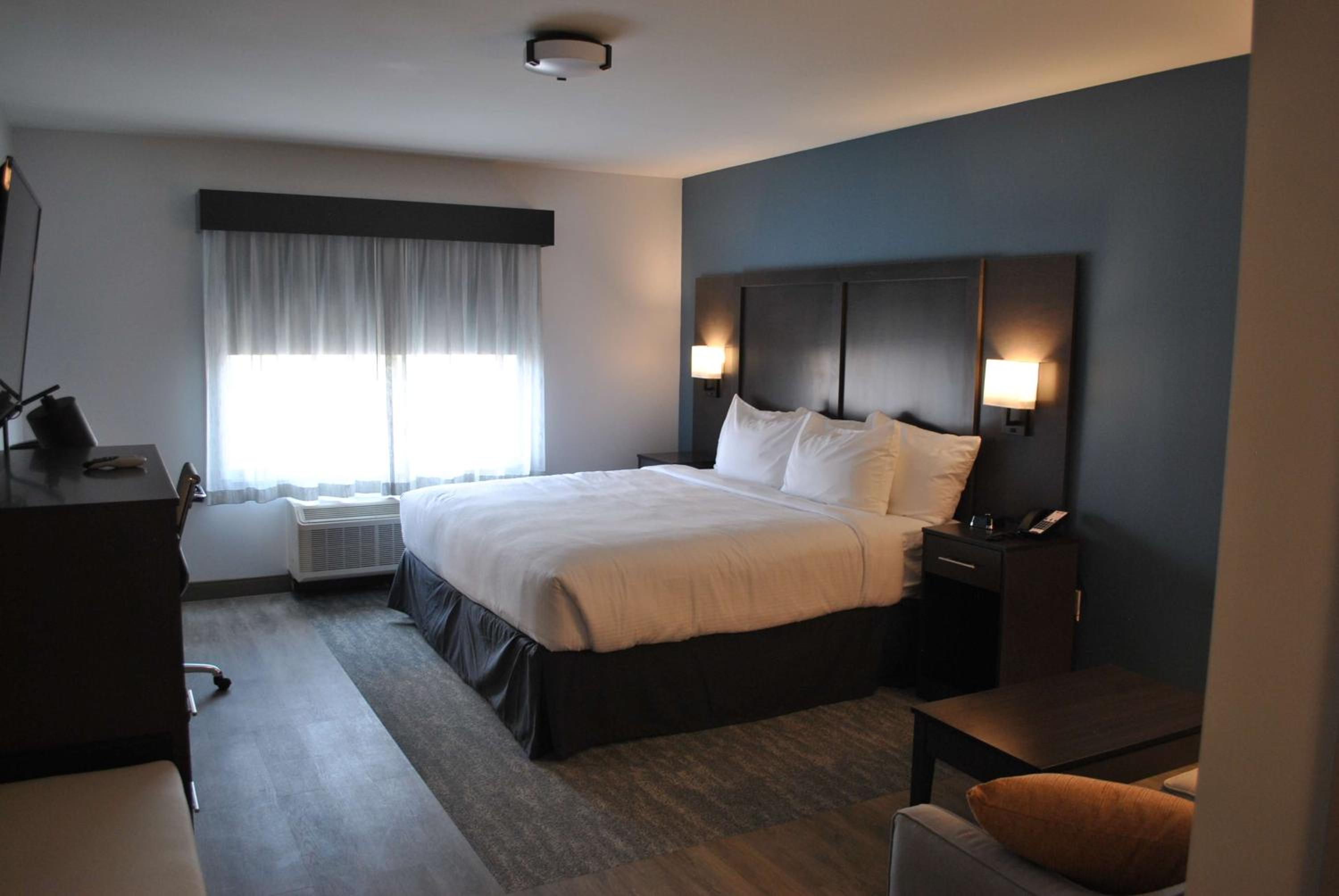 King Room with Mobility Accessible Roll-In Shower