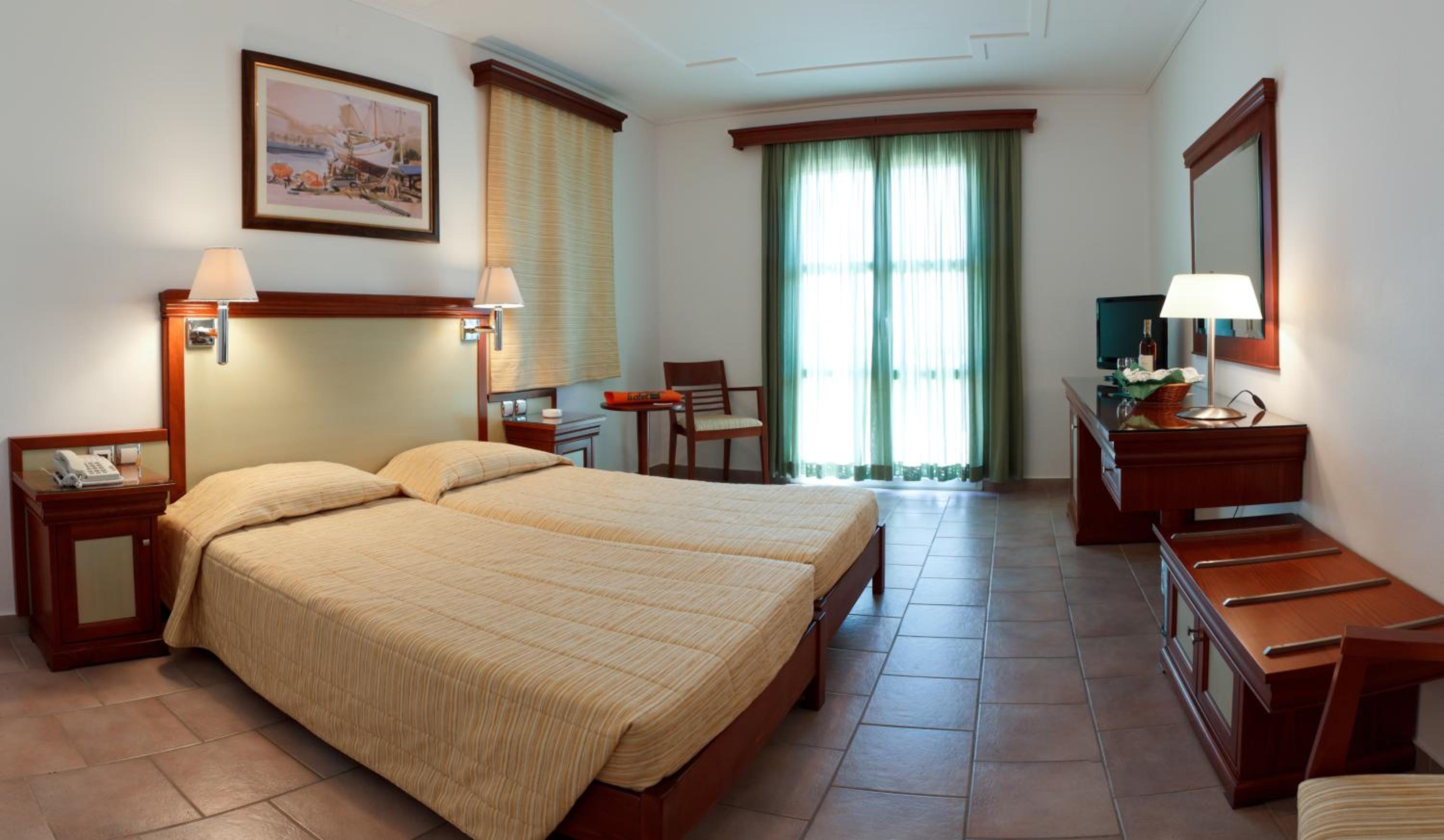 Relax in this spacious and inviting hotel room!