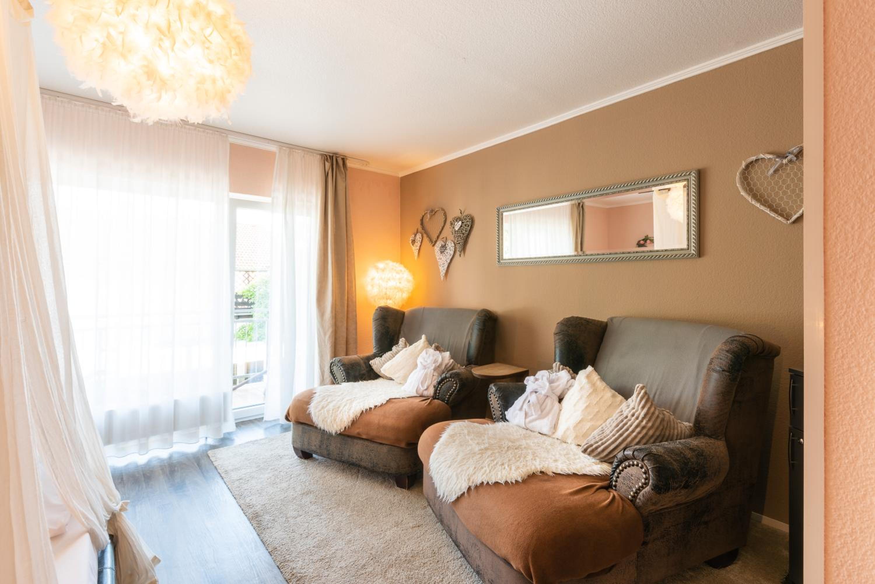 Double Room with Balcony and Sauna