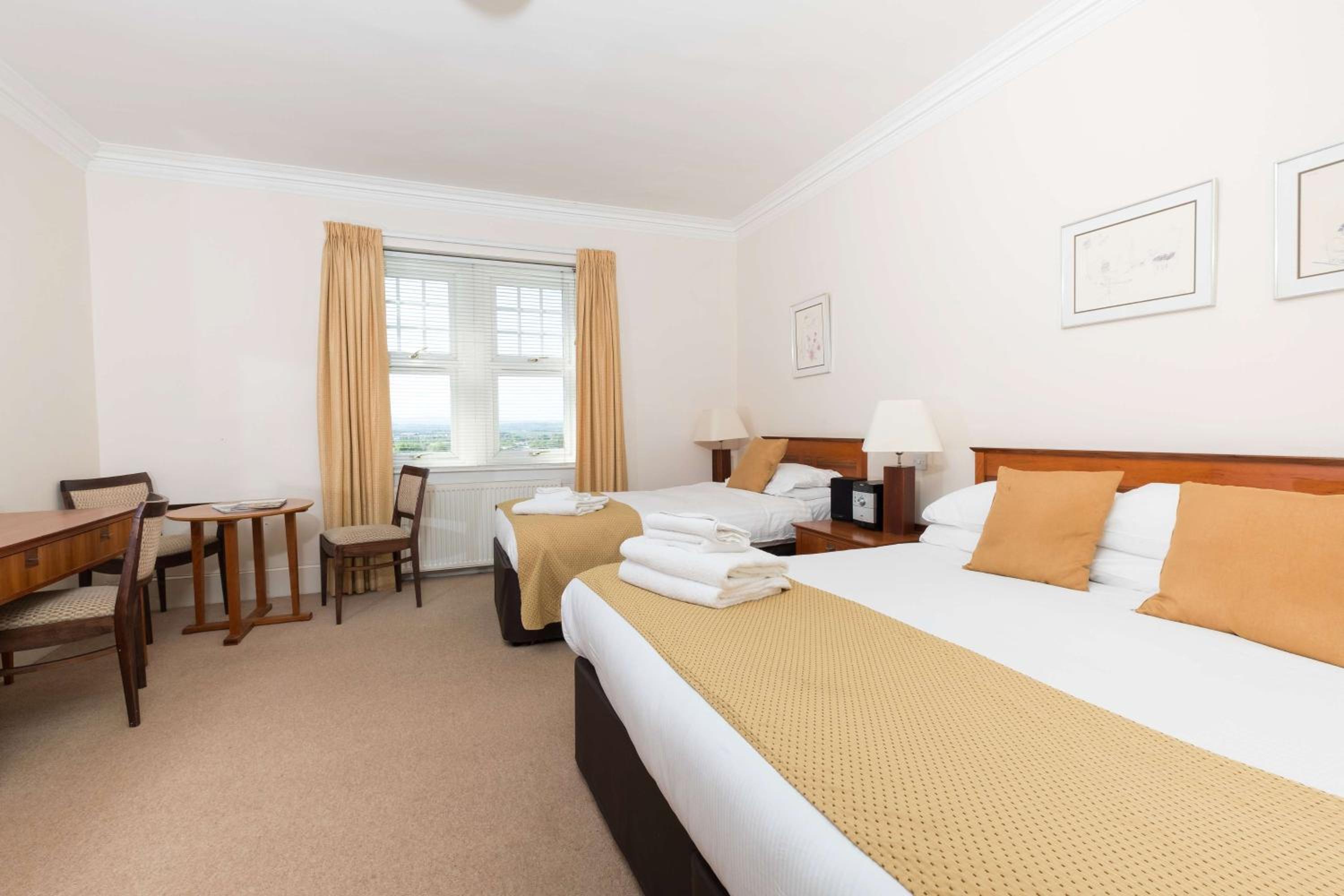 Family Room with One King Bed and Two Single Beds - Non-Smoking