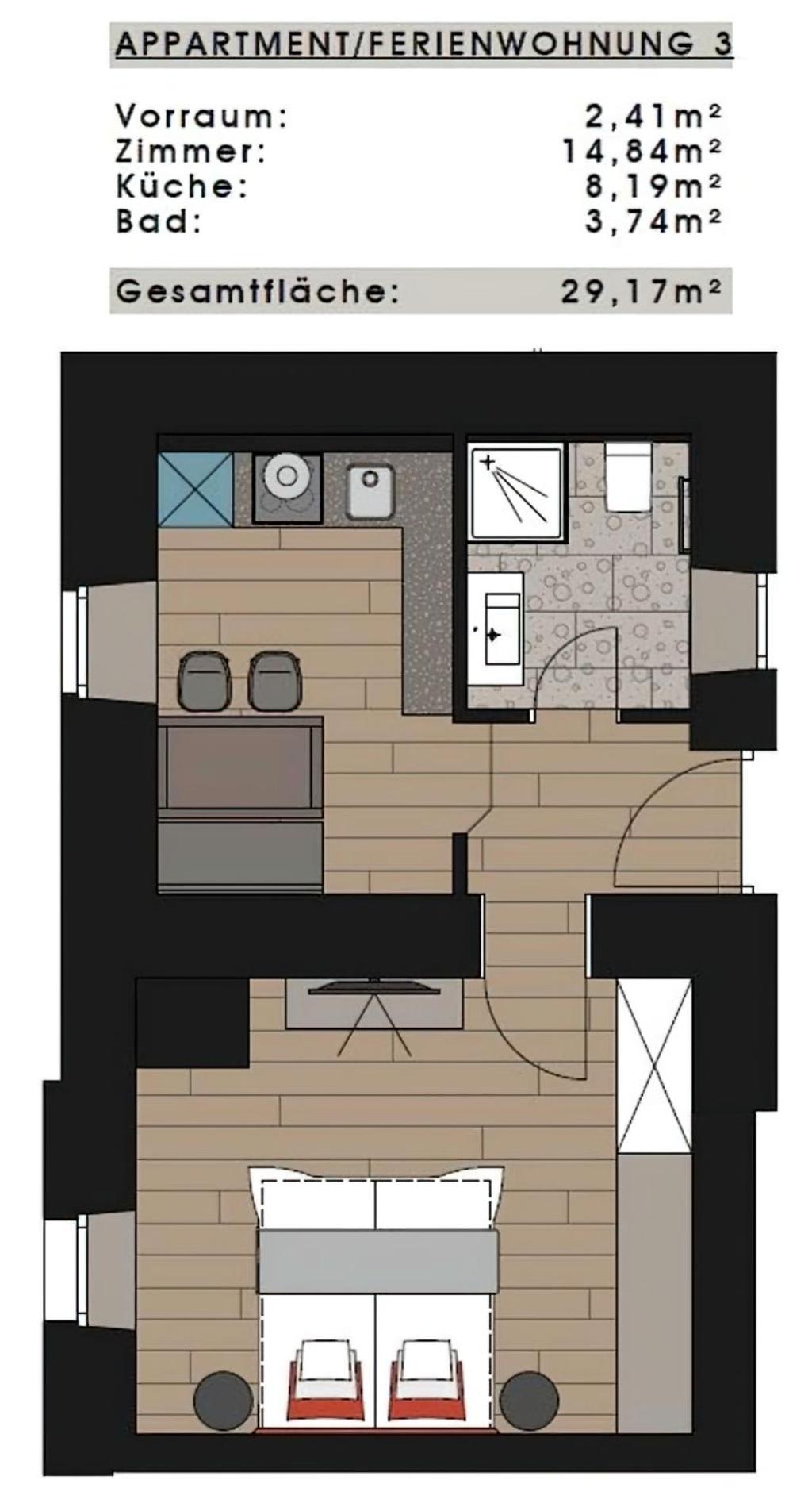 One-Bedroom Apartment photo 2