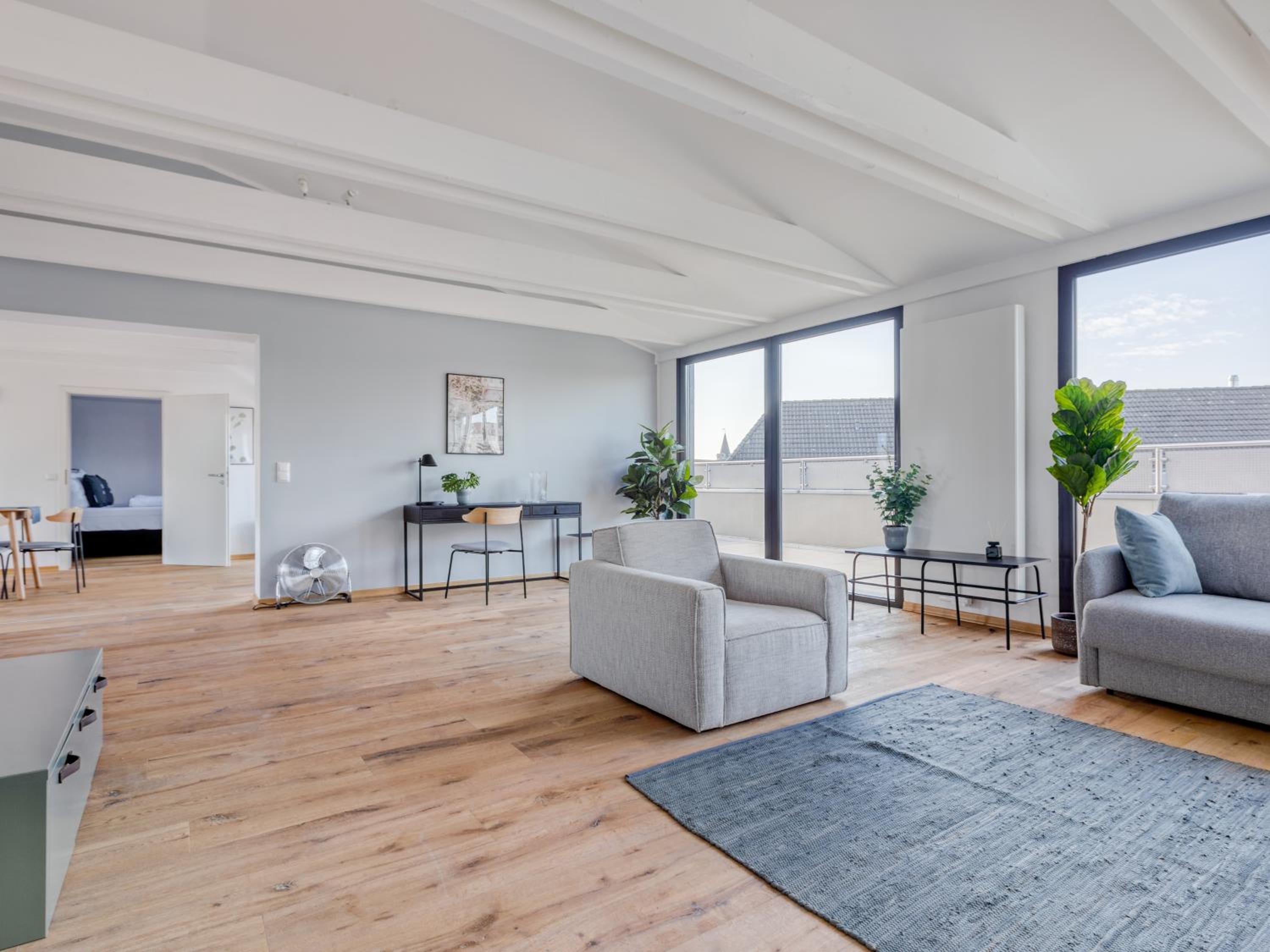 Two-Bedroom Penthouse Suite XXL with sofa bed & rooftop terrace