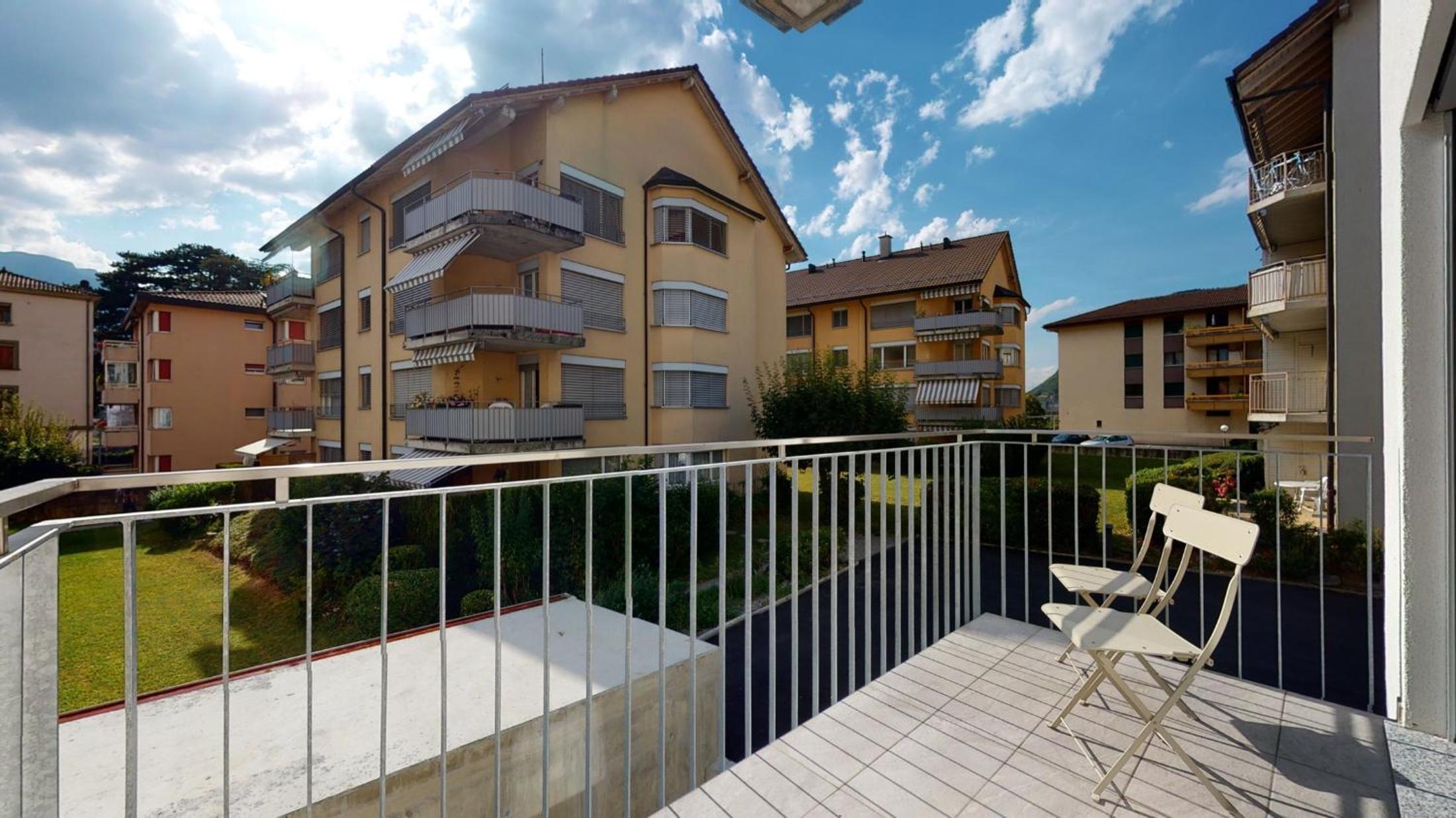 Studio with Balcony