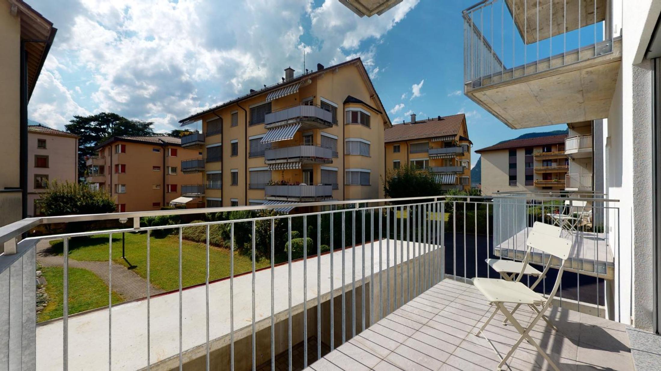 Studio with Balcony