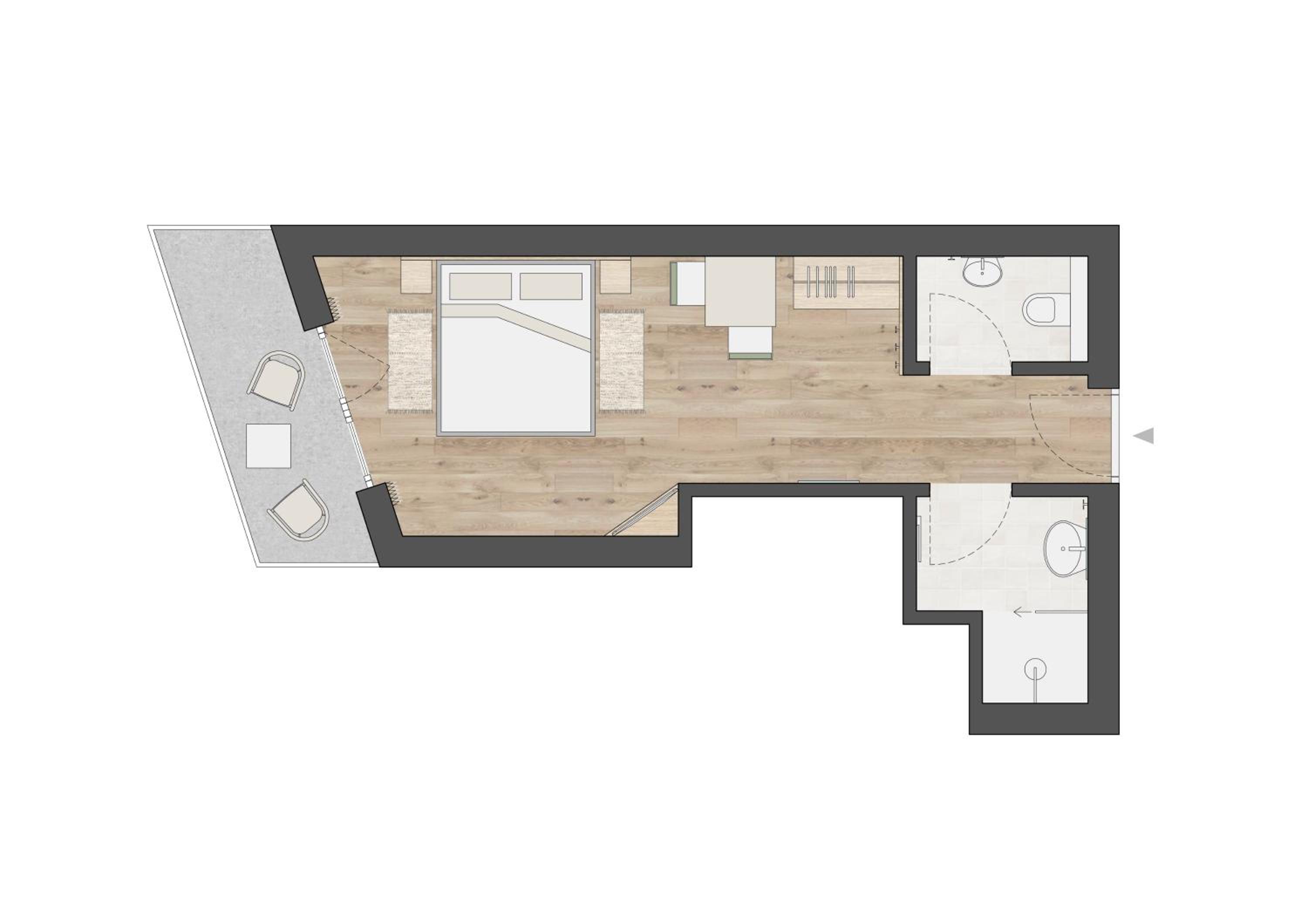 Double Room with Terrace - Photo 5