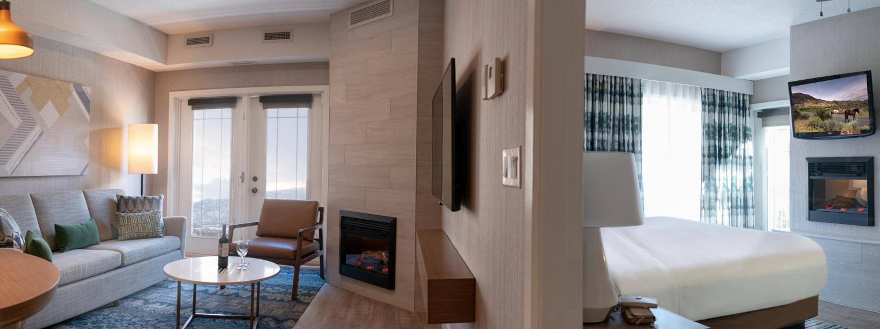 One-Bedroom Queen Apartment with Two Queen Beds and Lake View