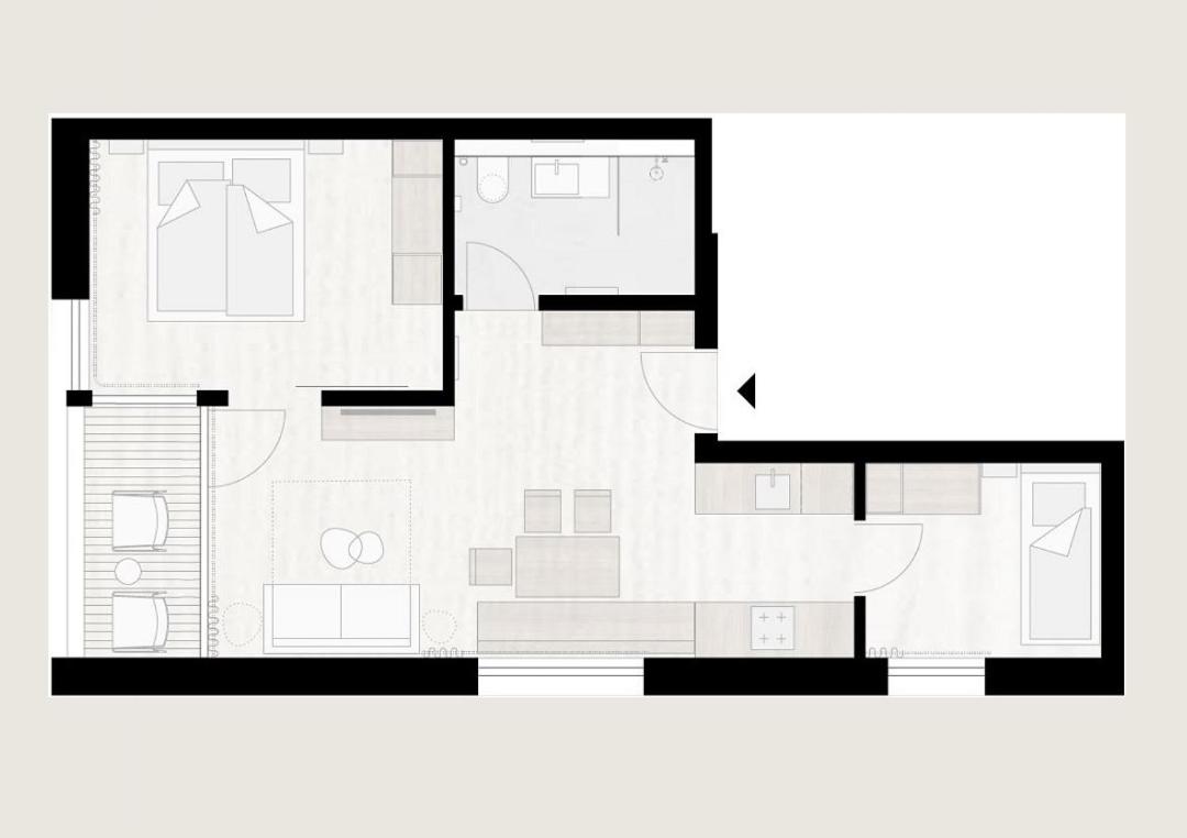Two-Bedroom Apartment photo 2