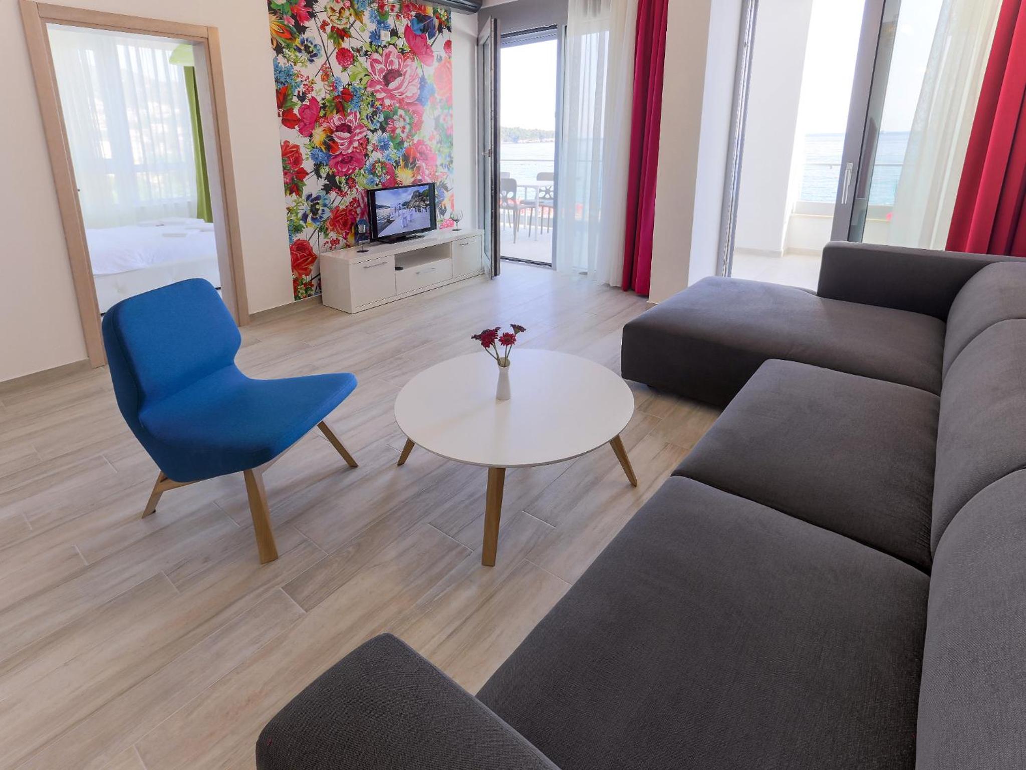Two-Bedroom Apartment with Balcony and Sea View