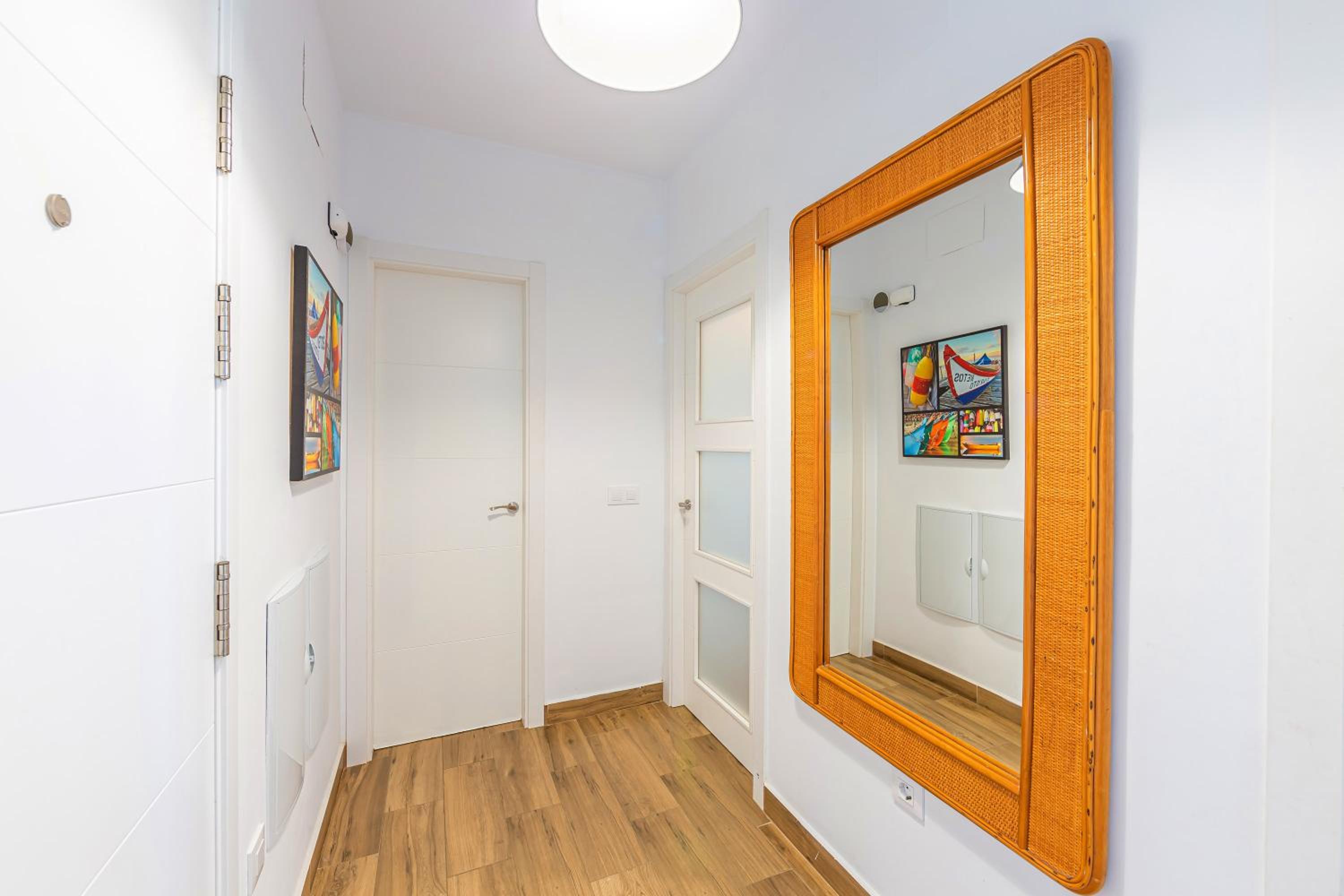Apartamento con vista al jardín