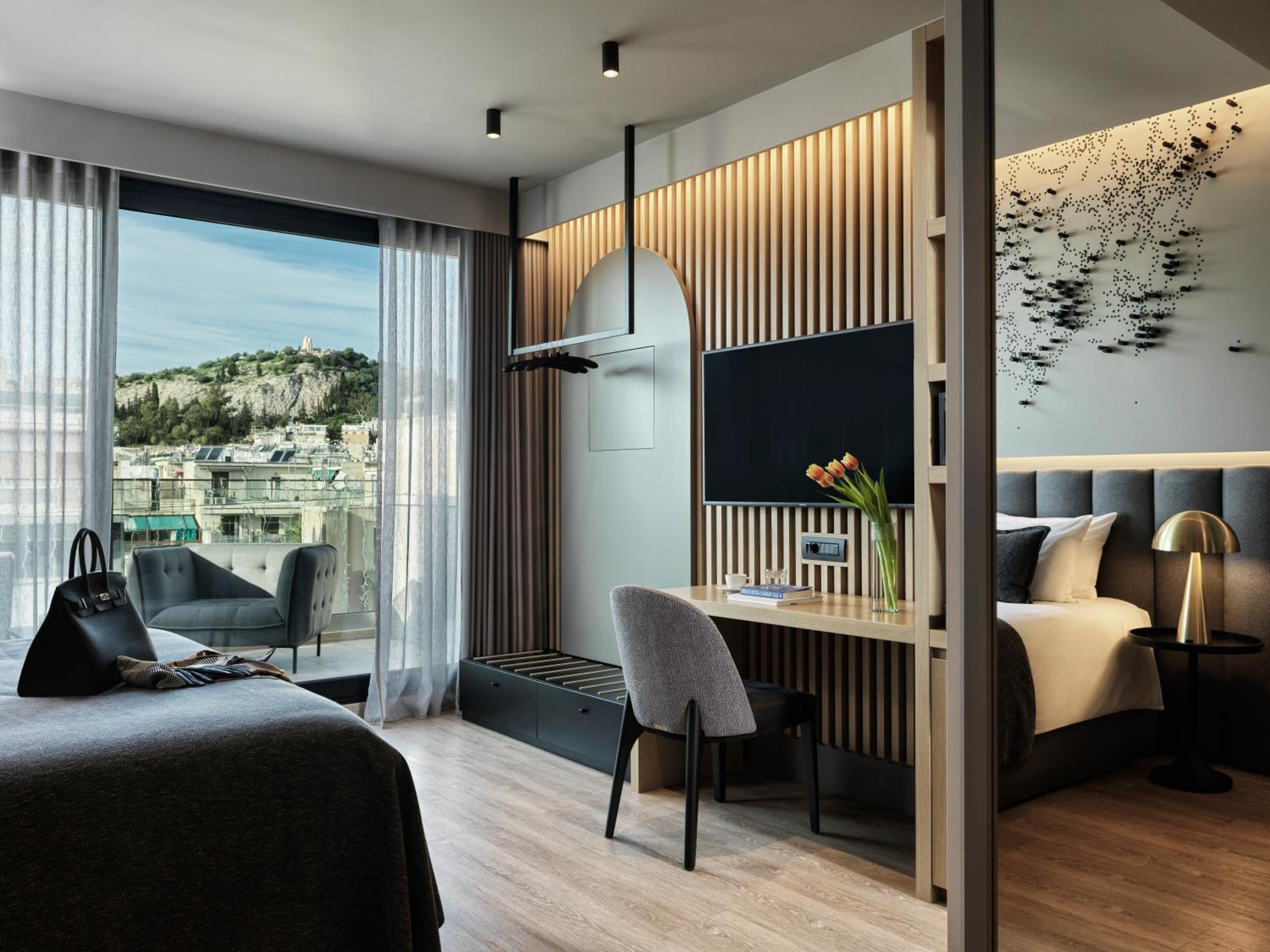 Suite Heritage Hill con Balcone e Vista sull'Acropoli