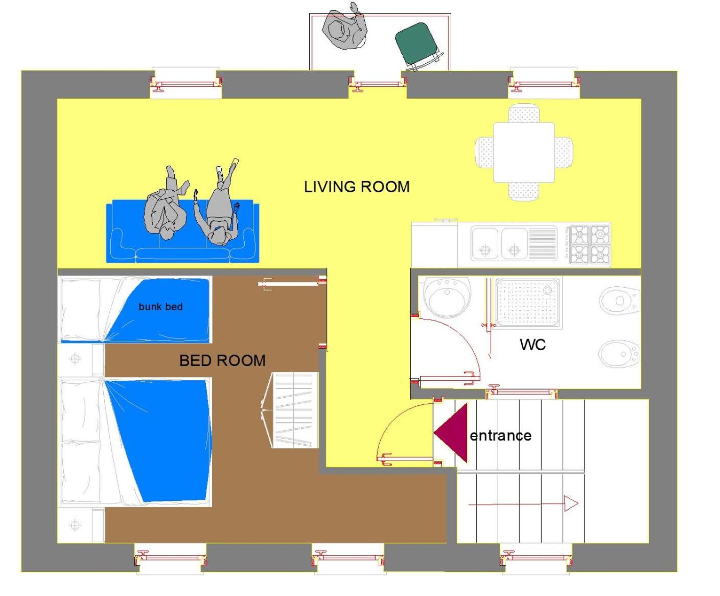 Apartment with Balcony - Separate Building photo 2