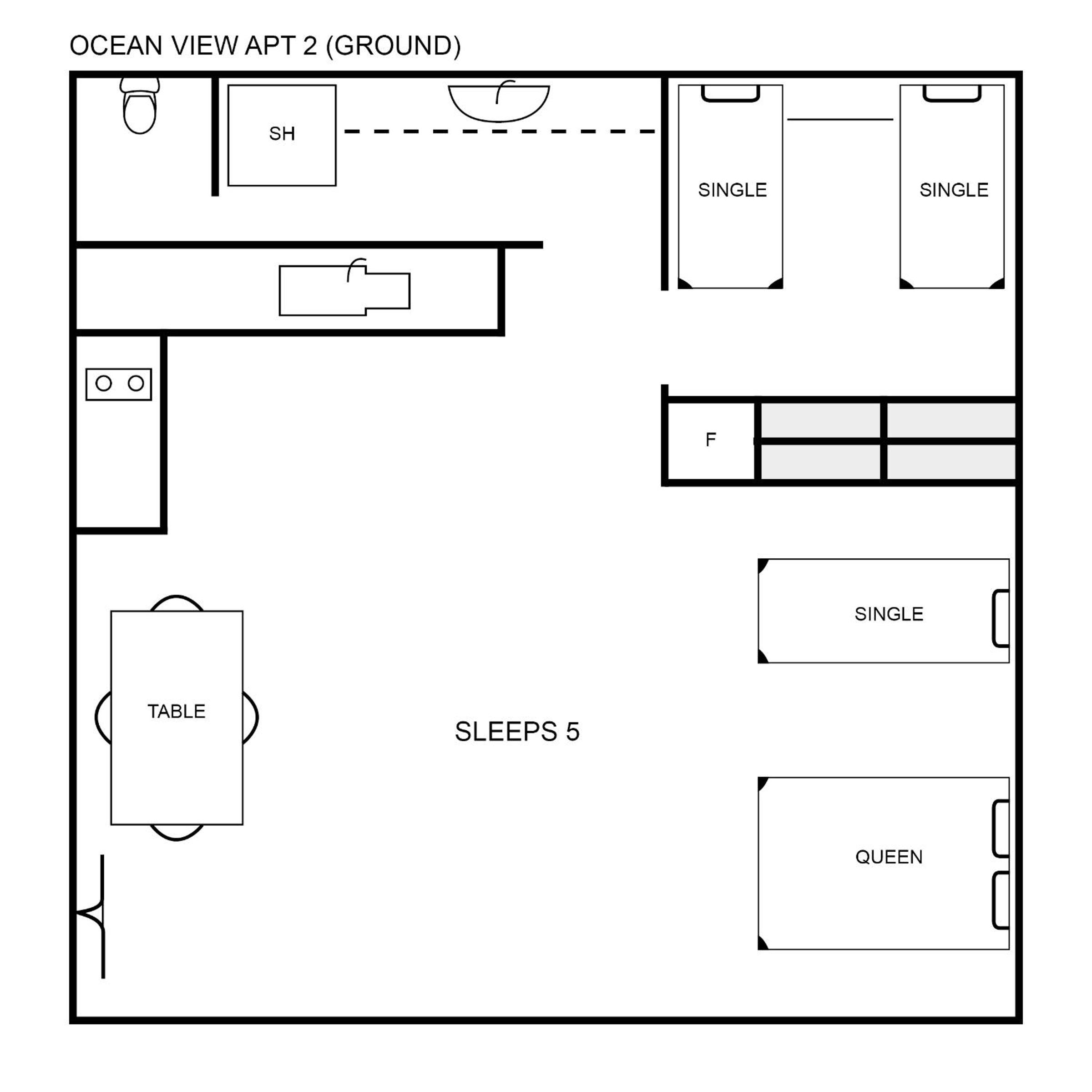 Family Room with Sea View 2 - Photo 6