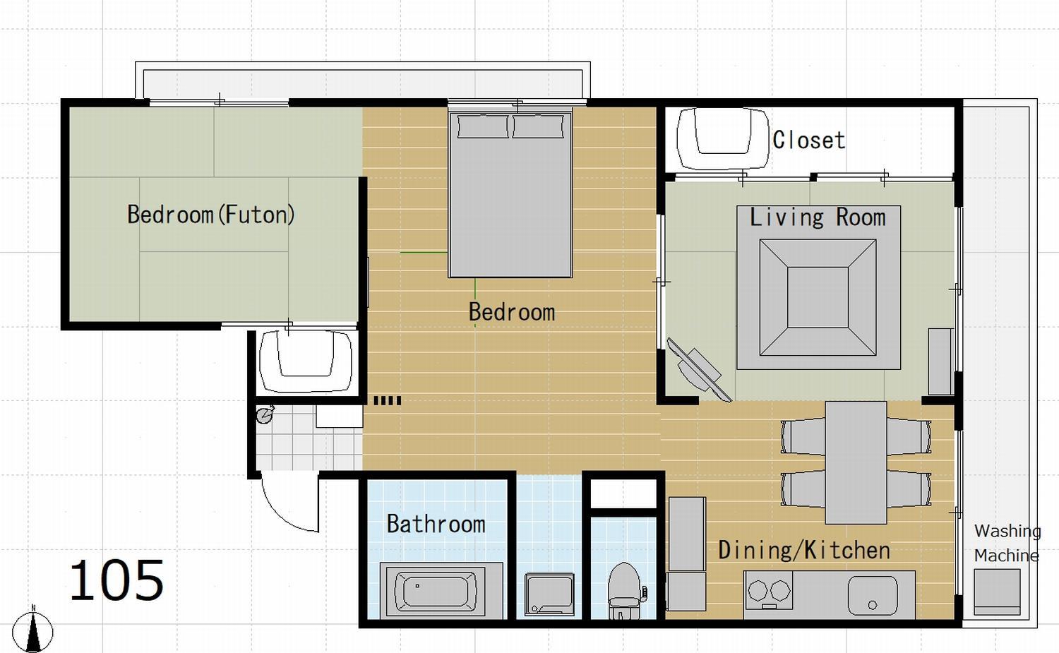 Two-Bedroom Apartment photo 3
